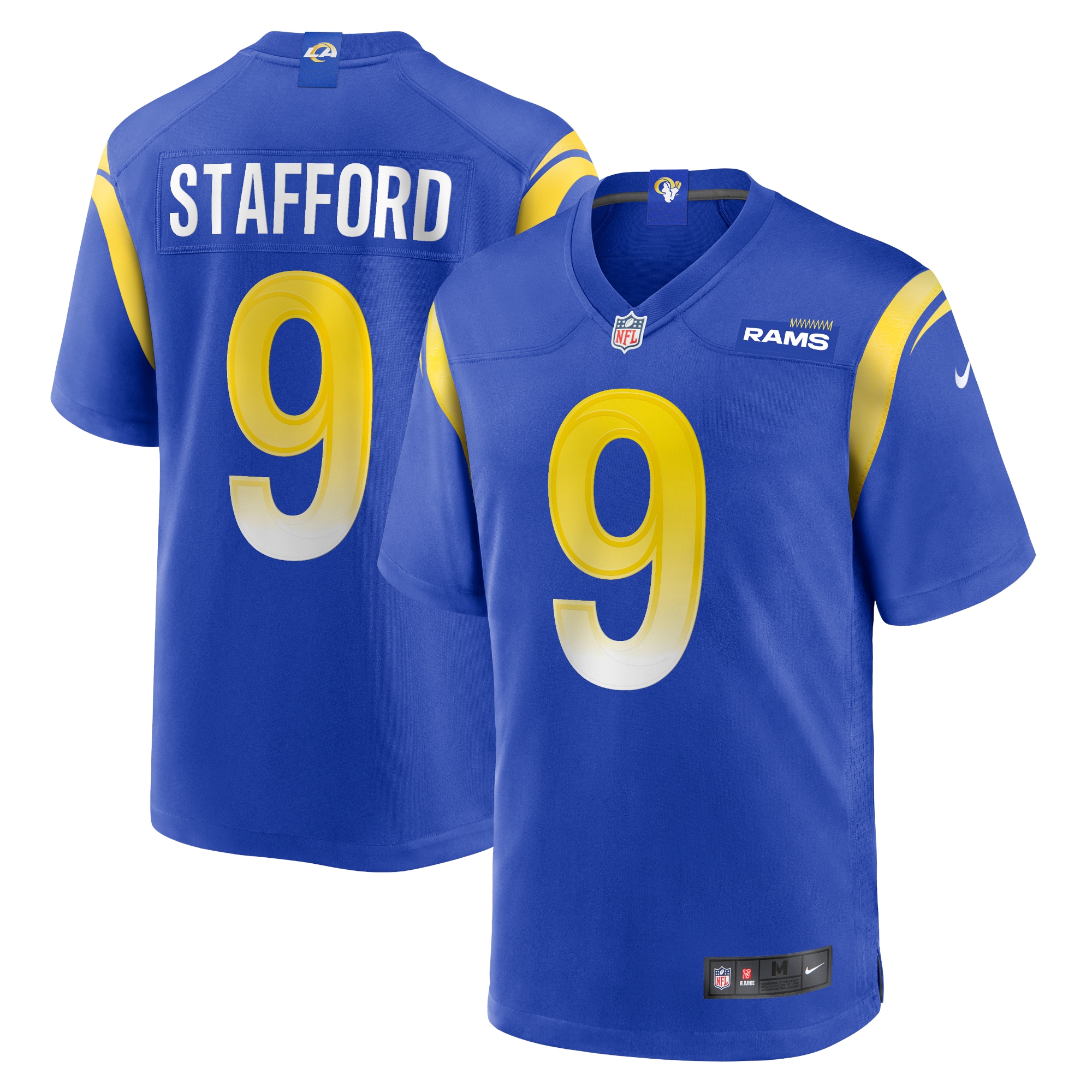 Matthew Stafford Los Angeles Rams Nike Player Game Jersey - Royal - vstockx