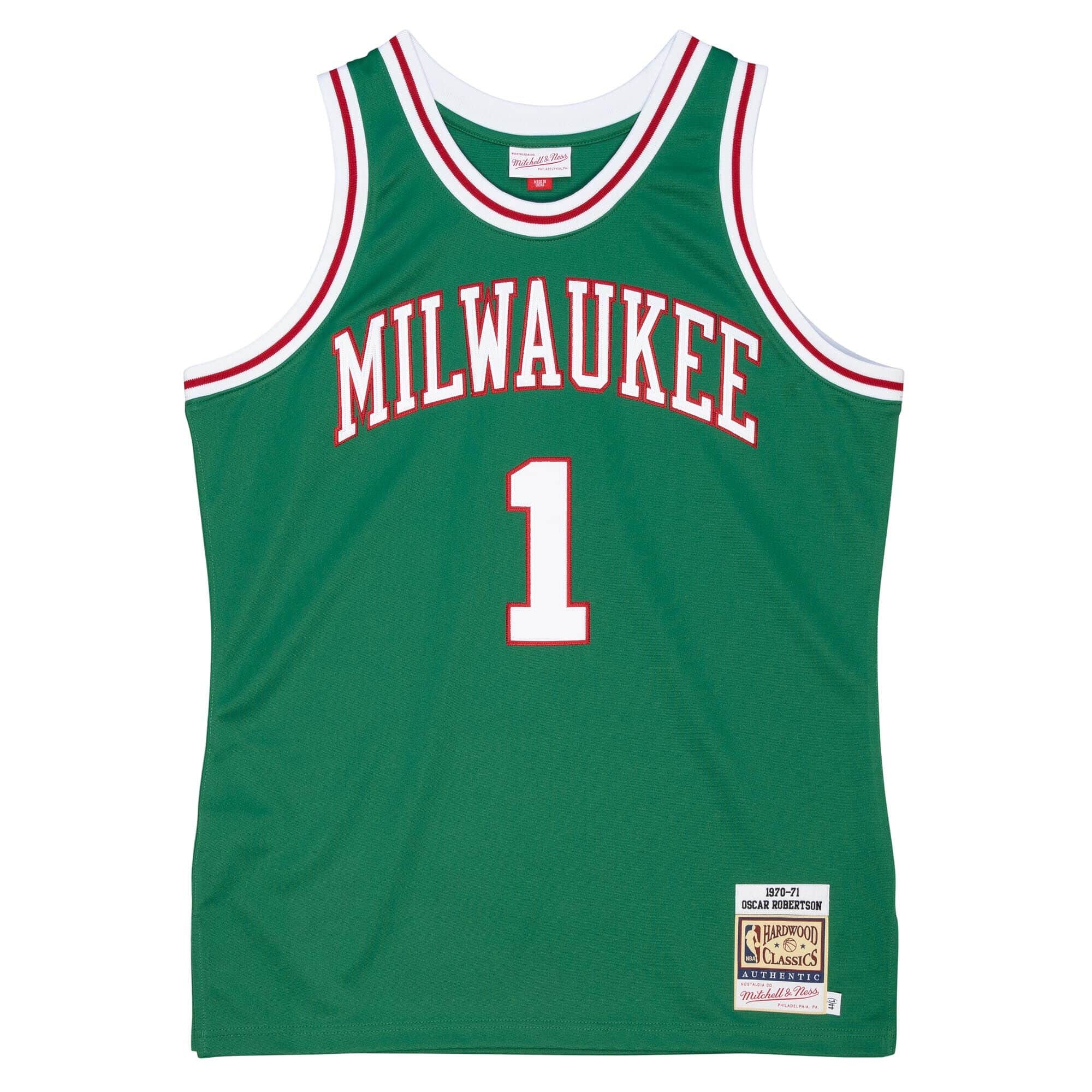 Authentic Oscar Robertson Milwaukee Bucks 1970-71 Jersey - vstockx