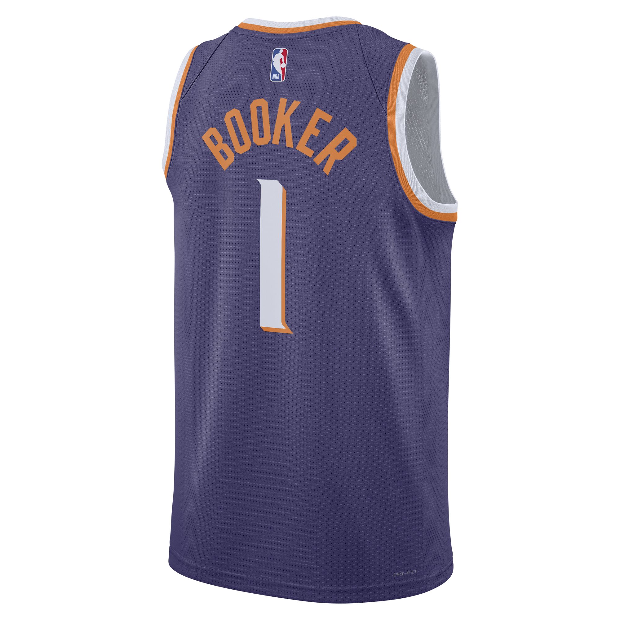 Devin Booker Phoenix Suns Nike Unisex Swingman Performance Jersey - Association Edition - Purple - vstockx