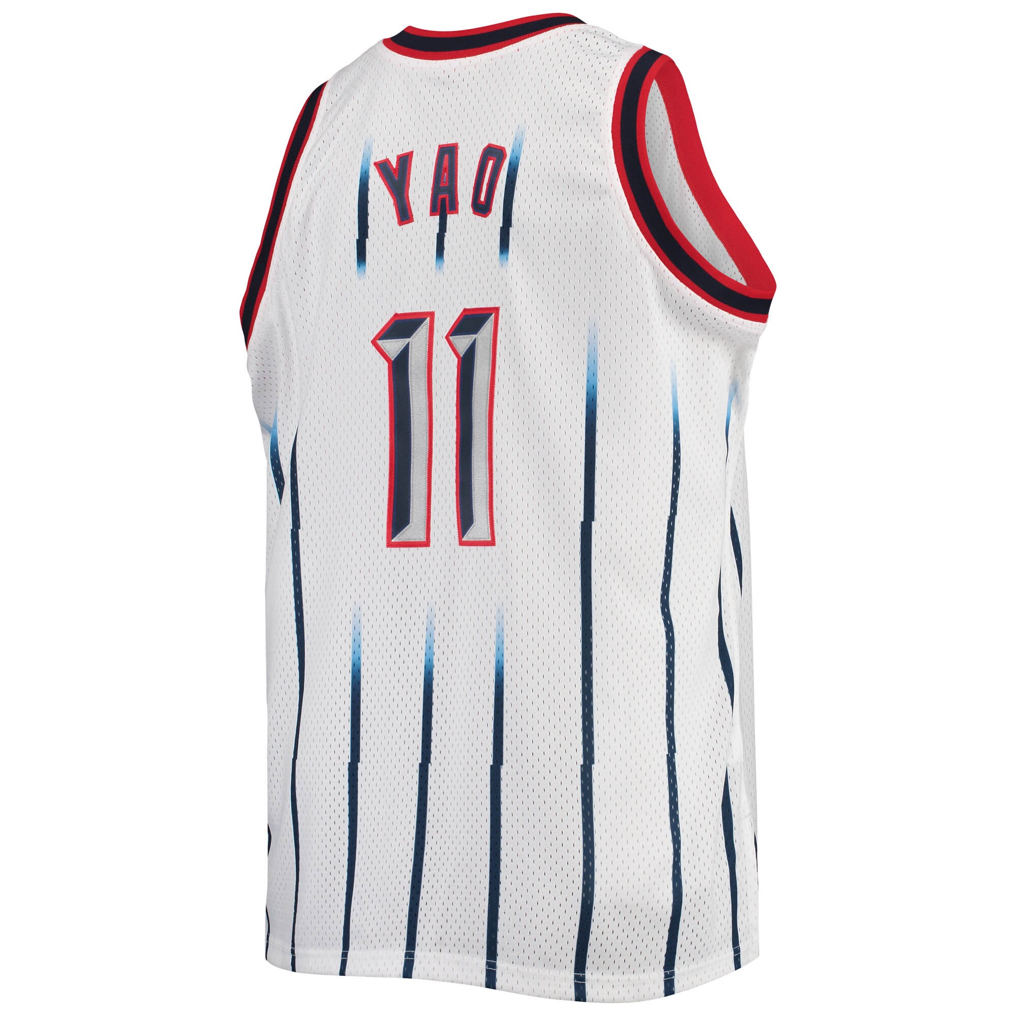 Yao Ming Houston Rockets Mitchell & Ness Big & Tall Hardwood Classics Swingman Jersey - White - vstockx