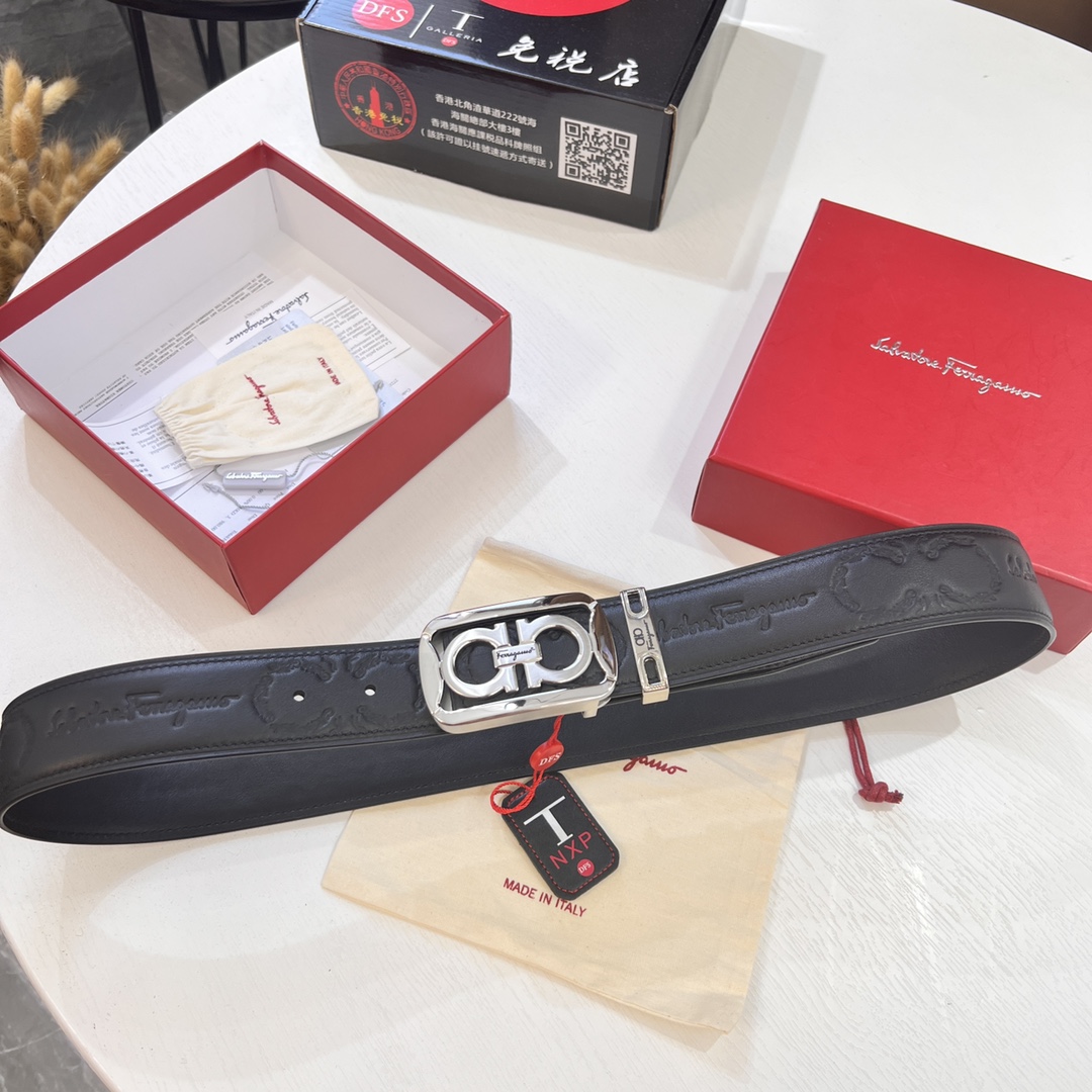 Streetwear Belt Ferragamo 320133 size:3.5cm - vstockx