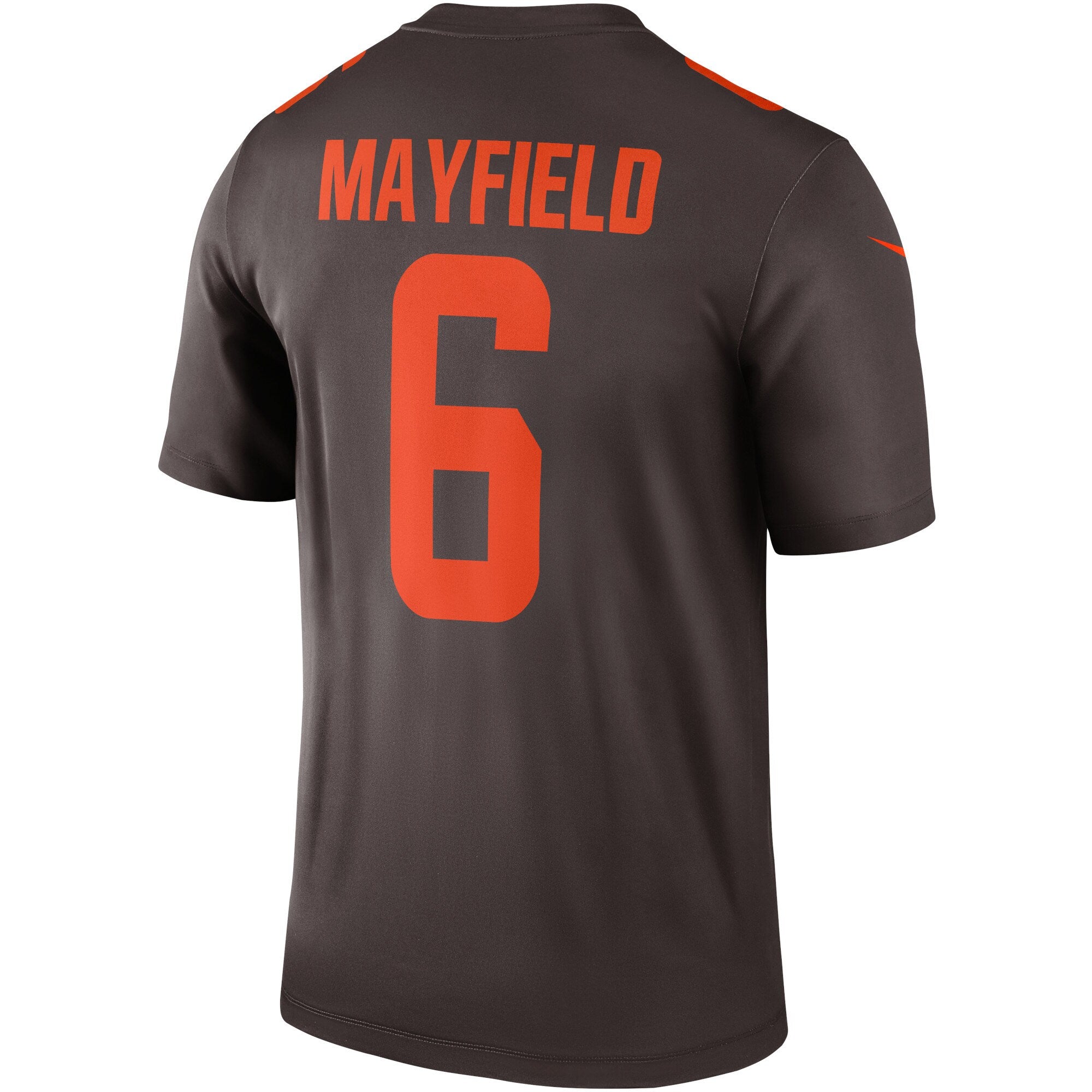 Men's Nike Baker Mayfield Brown Cleveland Browns Alternate Legend Jersey - vstockx