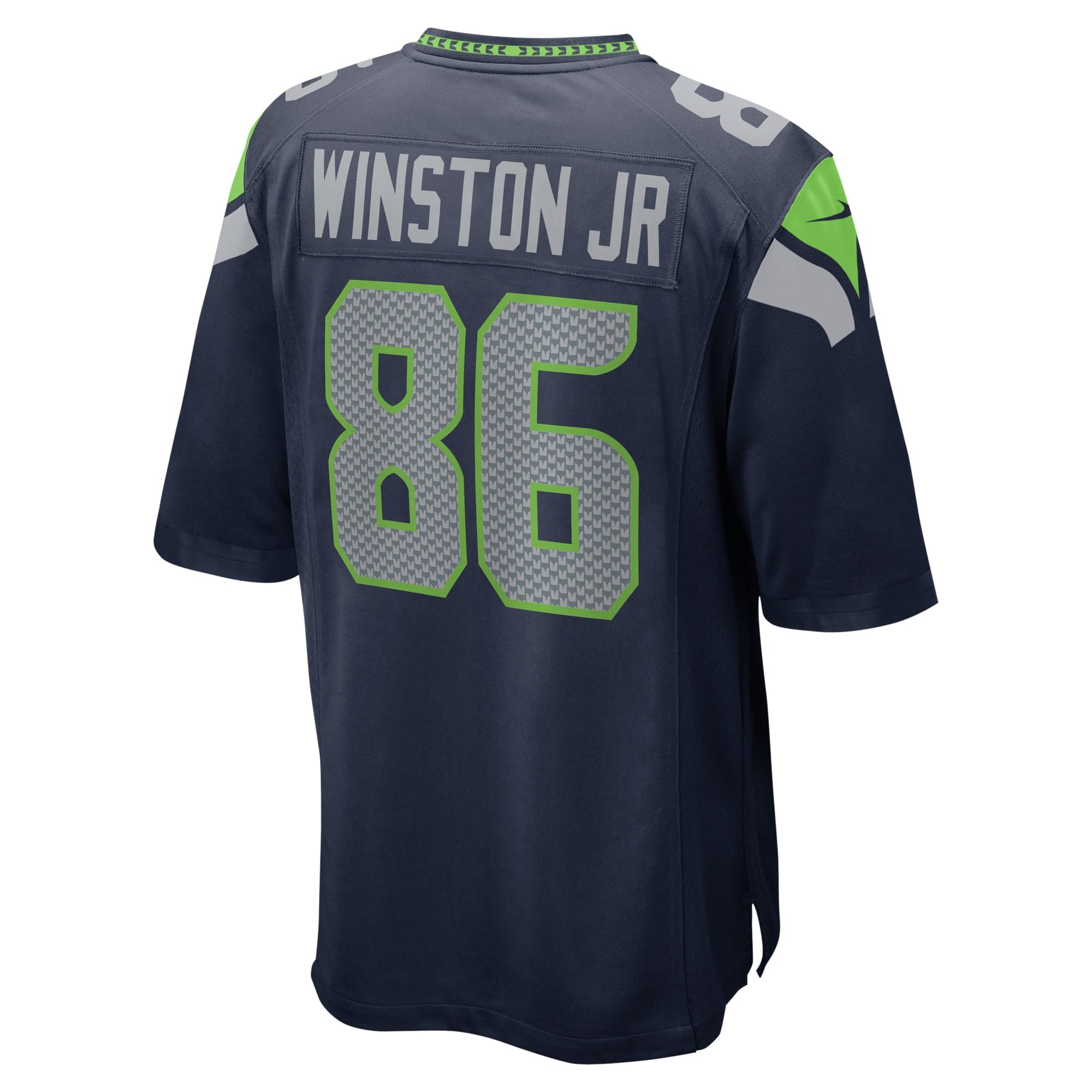 Men's Nike Easop Winston Jr. College Navy Seattle Seahawks Home Game Player Jersey - vstockx