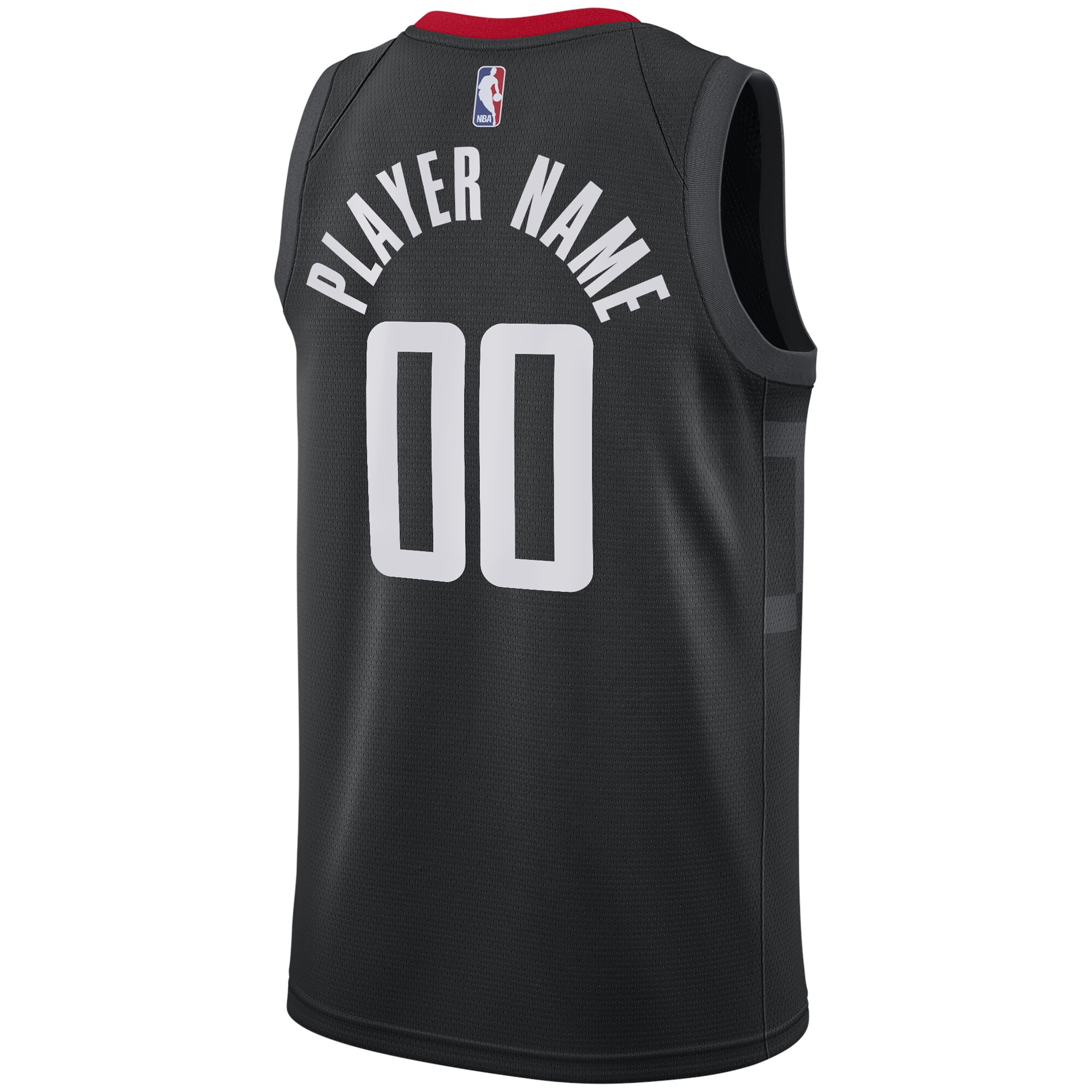 Houston Rockets Nike Swingman Custom Jersey Black - Statement Edition - vstockx