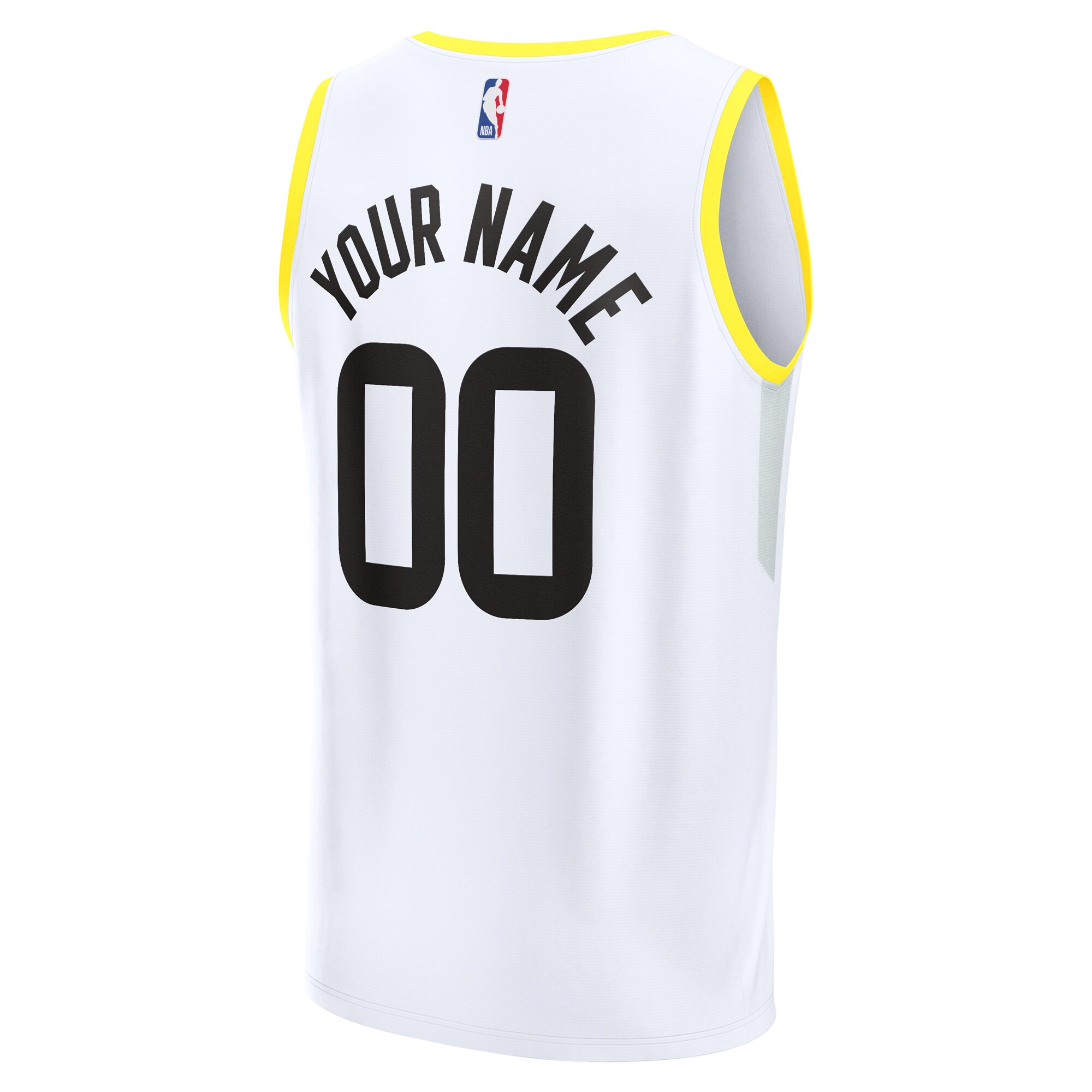 Utah Jazz Fanatics Branded Fast Break Custom Replica Jersey - Association Edition - White - vstockx