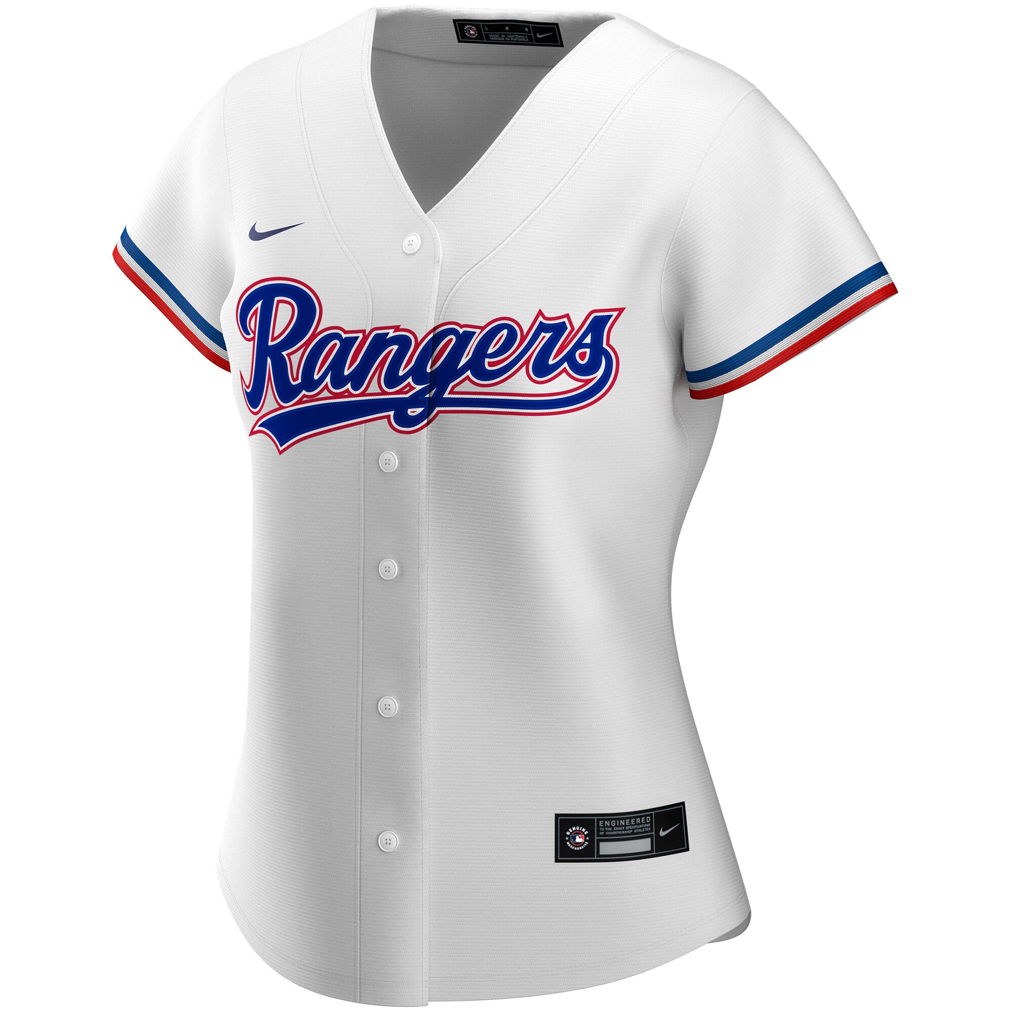 Texas Rangers Nike Women's Home Replica Custom Jersey - White - vstockx