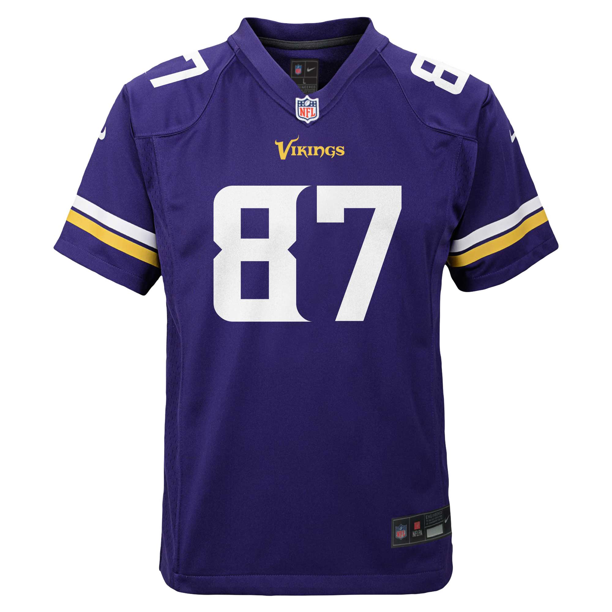 T.J. Hockenson Minnesota Vikings Nike Youth Game Jersey - Purple - vstockx