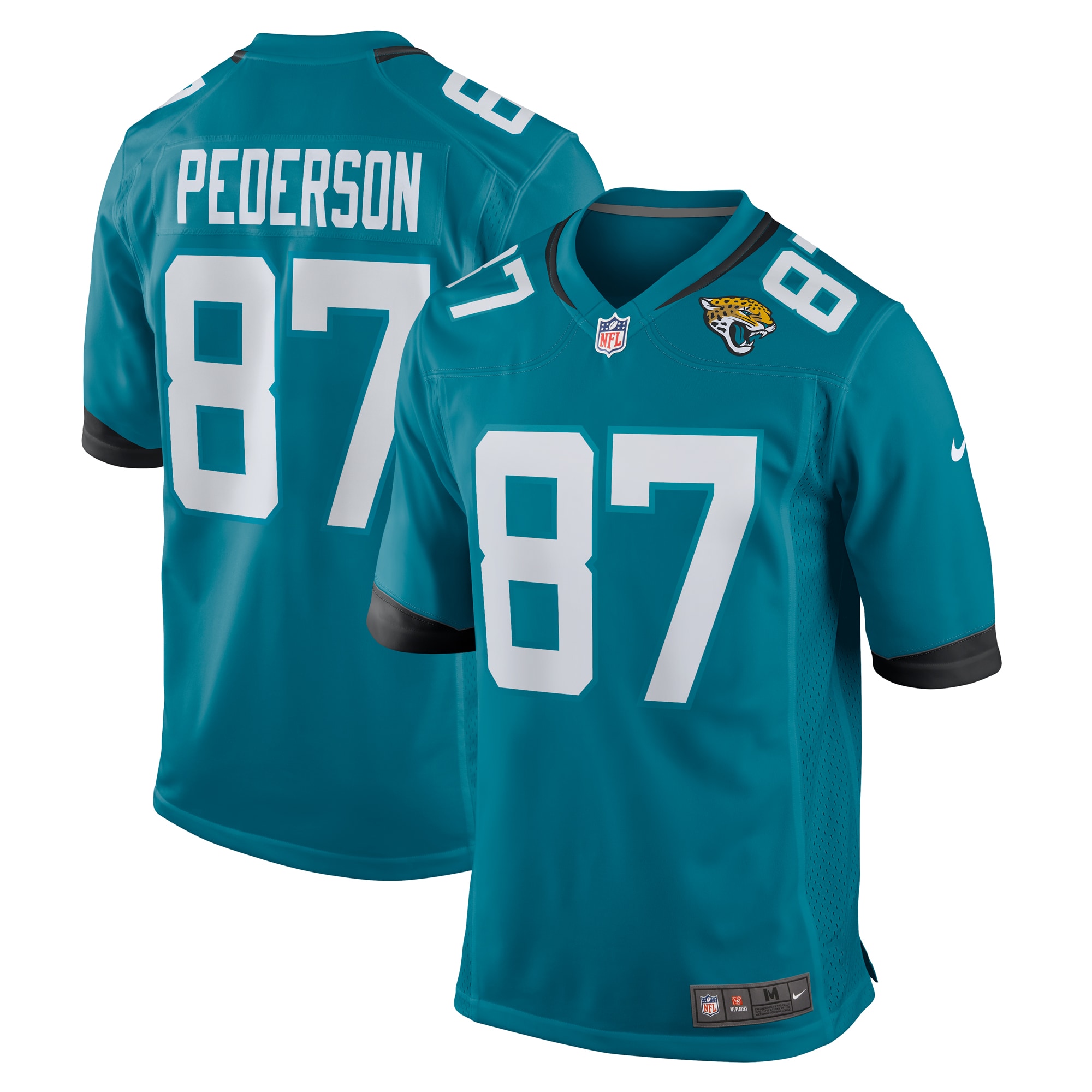 Josh Pederson Jacksonville Jaguars Nike Team Game Jersey - Teal - vstockx