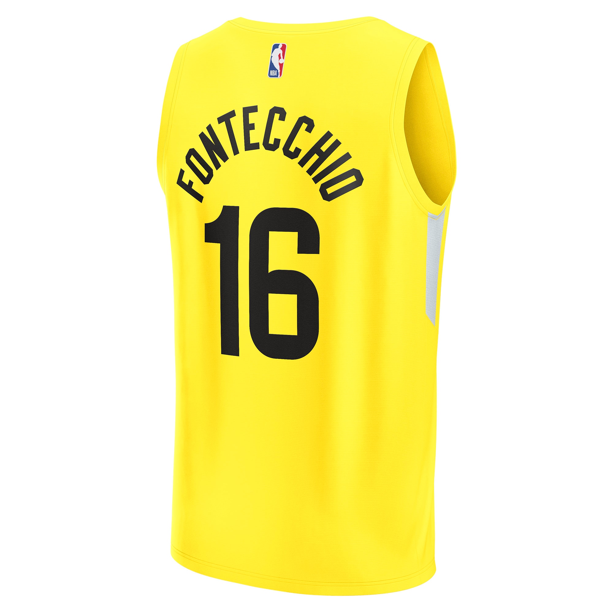 Simone Fontecchio Utah Jazz Fanatics Branded 2022/23 Fast Break Replica Player Jersey - Icon Edition - Yellow - vstockx