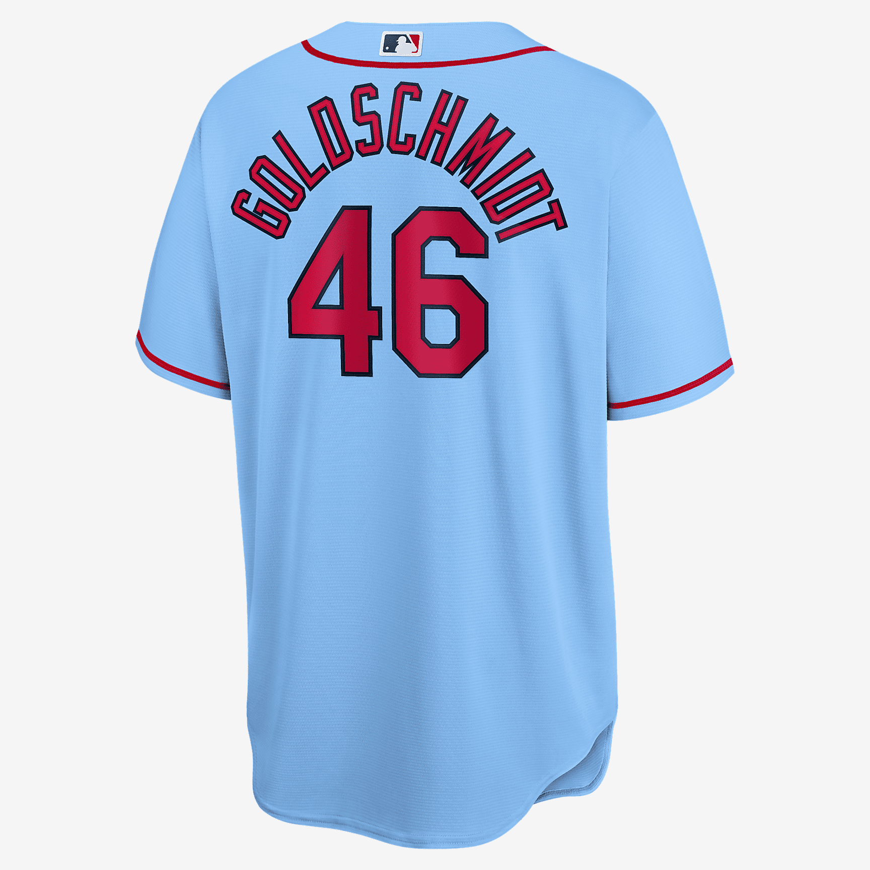 MLB St. Louis Cardinals (Paul Goldschmidt) Men's Replica Baseball Jersey - Sport Blue - vstockx