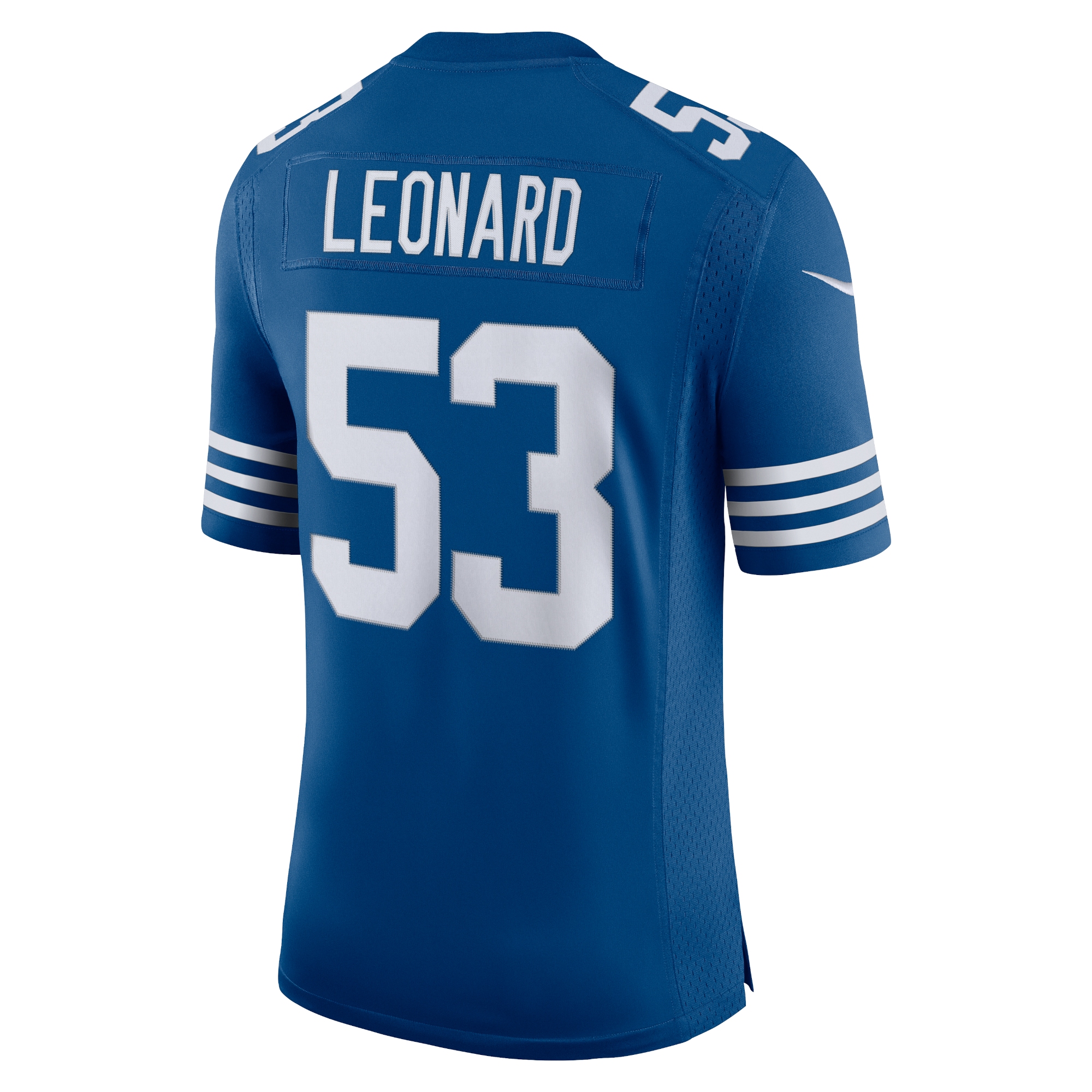 Men's Nike Darius Leonard Royal Indianapolis Colts Alternate Vapor Limited Jersey - vstockx