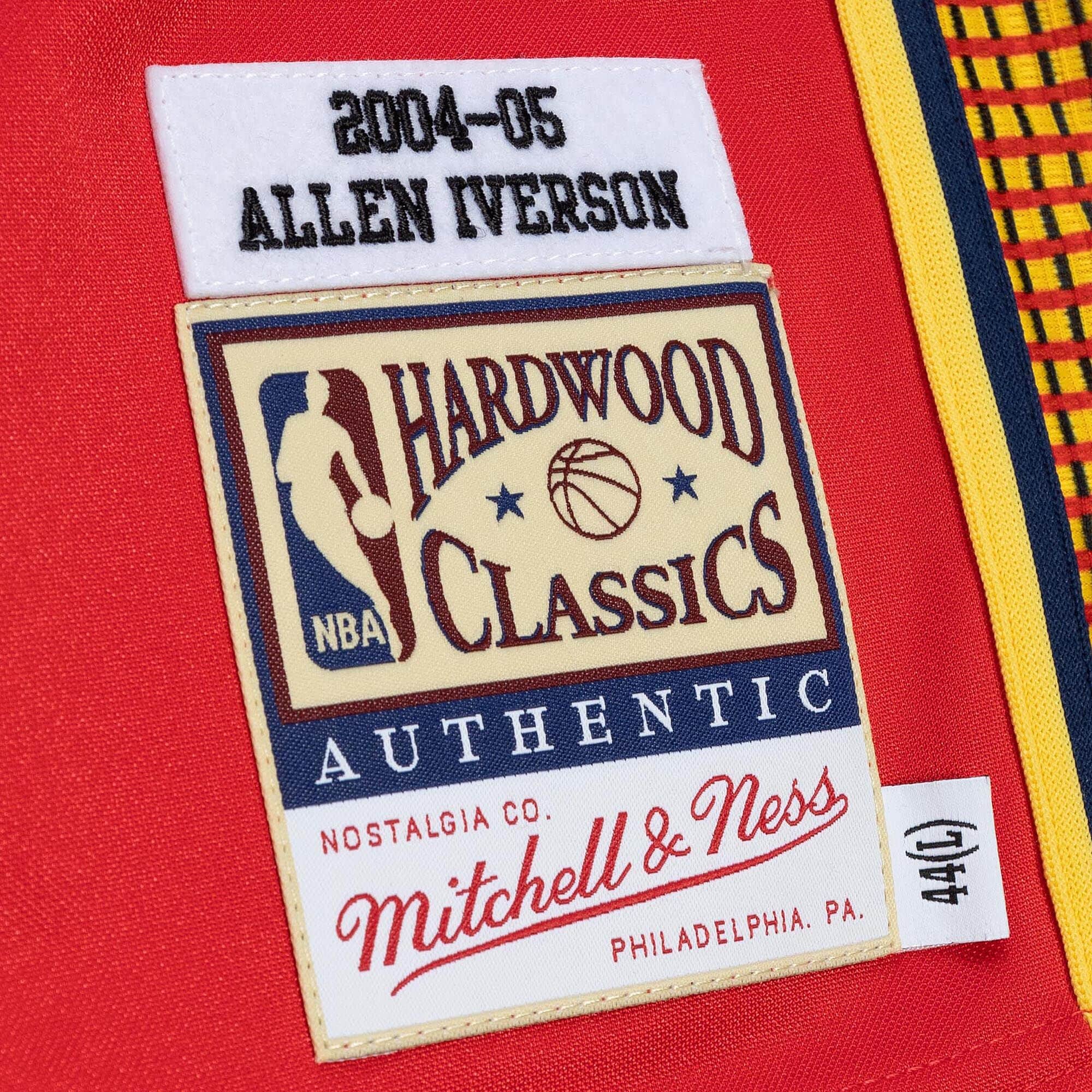 Authentic Allen Iverson Philadelphia 76ers Alternate 2004-05 Jersey - vstockx