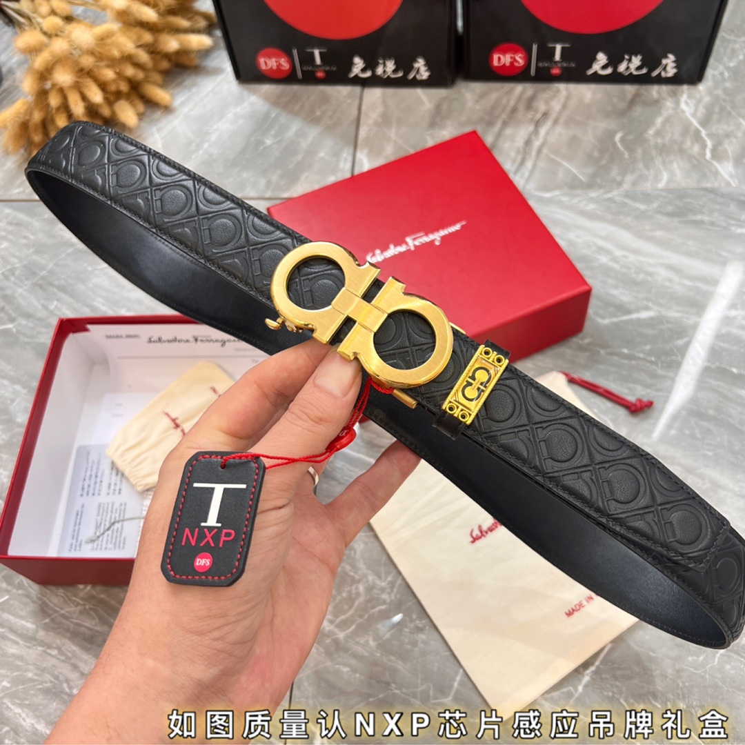 Streetwear Belt Ferragamo 319791 size:3.5cm - vstockx