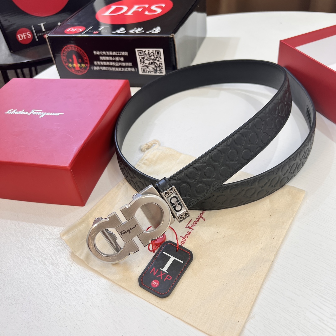 Streetwear Belt Ferragamo 320276 size:3.5cm - vstockx