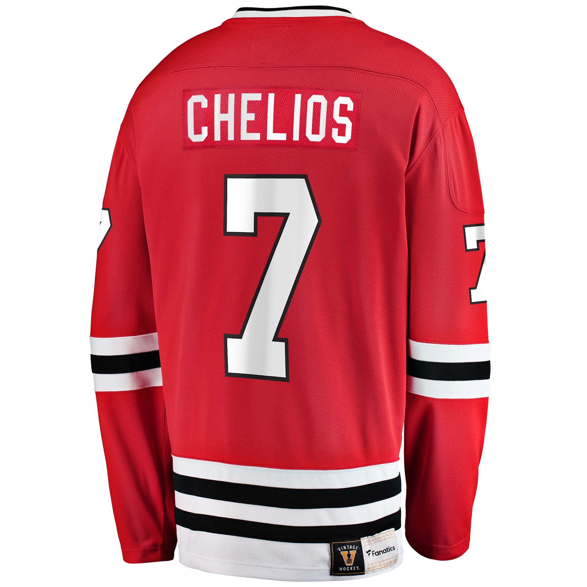 Chris Chelios Chicago Blackhawks Fanatics Branded Premier Breakaway Retired Player Jersey - Red - vstockx