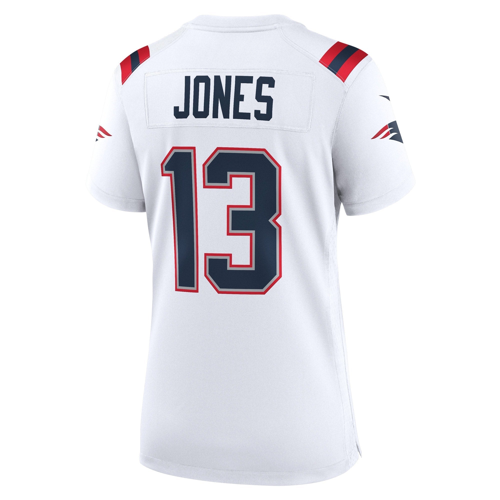 Women's Nike Jack Jones White New England Patriots Game Player Jersey - vstockx