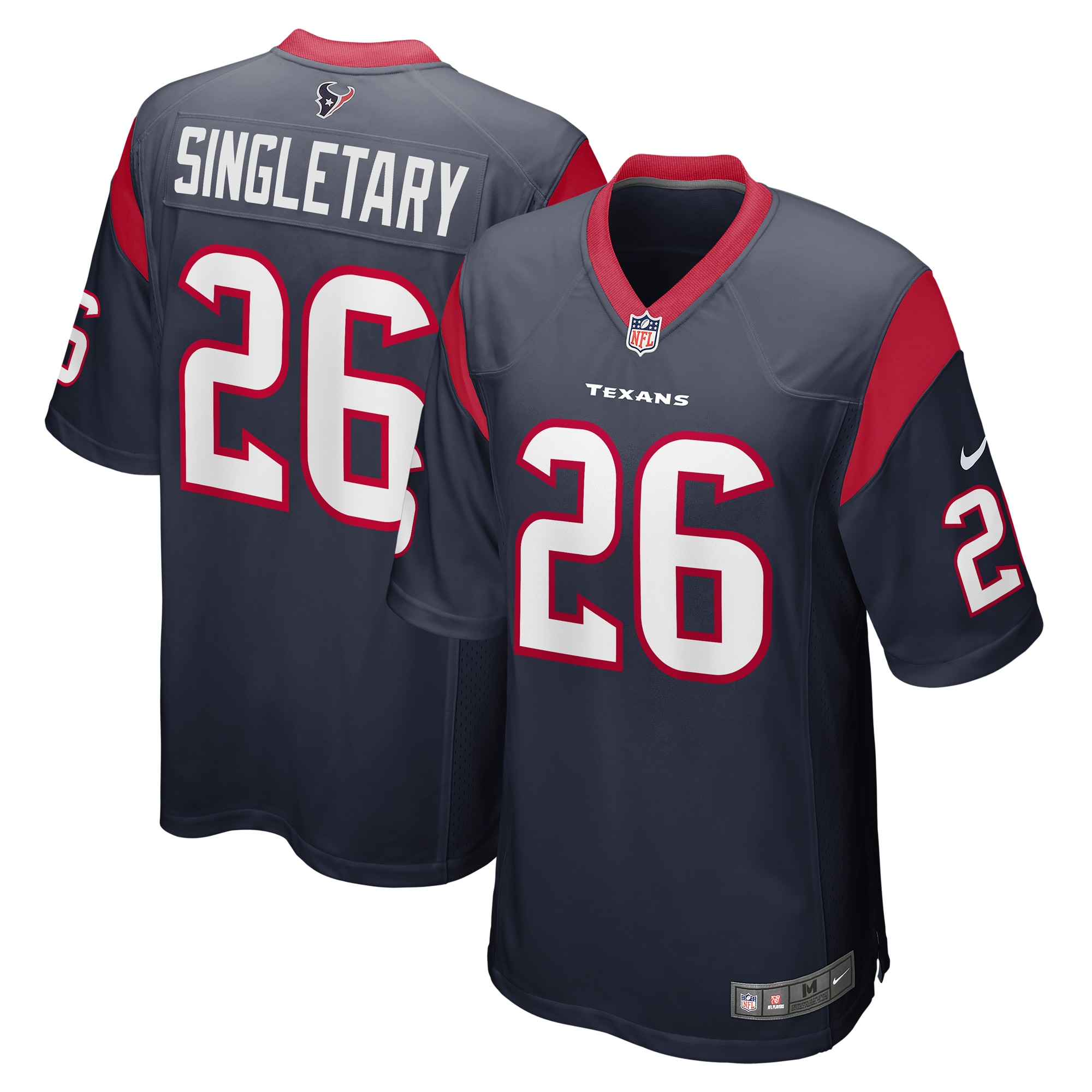 Devin Singletary Houston Texans Nike Team Game Jersey - Navy - vstockx