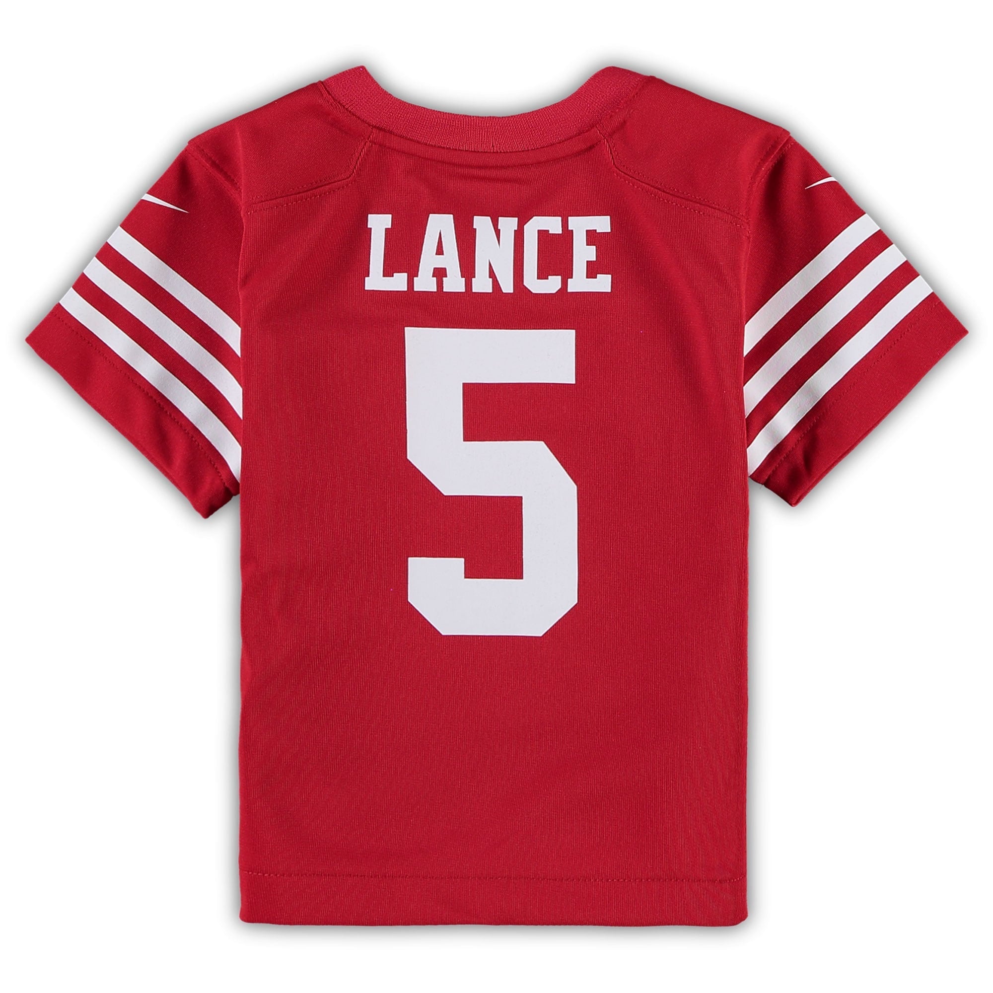 Toddler Nike Trey Lance Scarlet San Francisco 49ers Game Jersey - vstockx