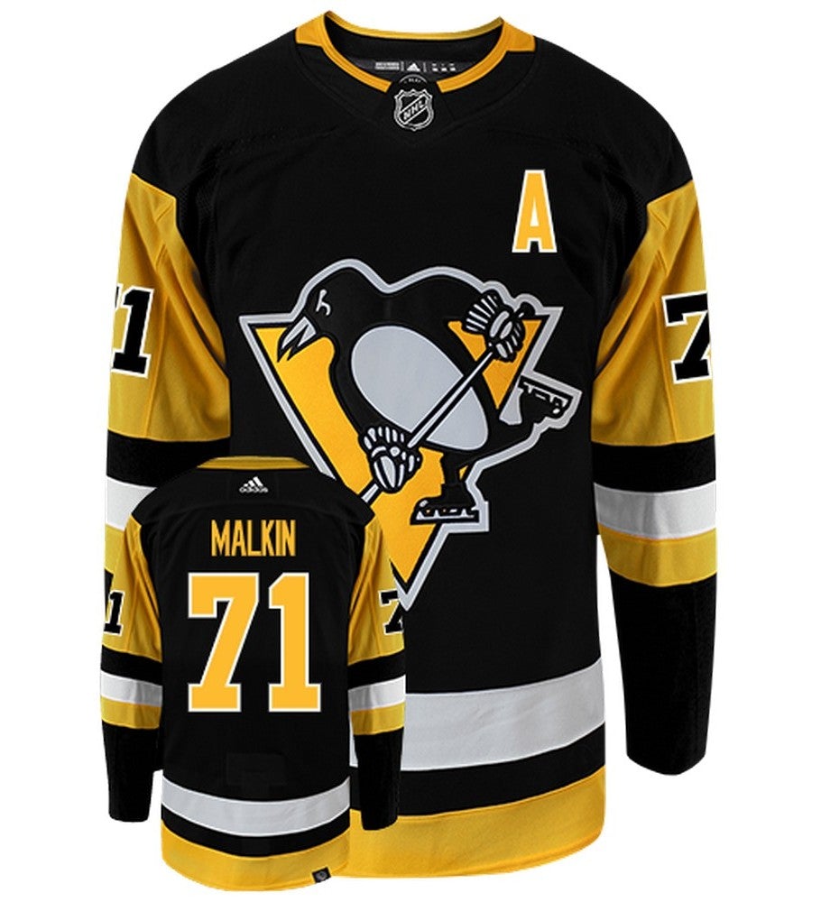 Evgeni Malkin Pittsburgh Penguins Adidas Primegreen Authentic NHL Hockey Jersey - vstockx