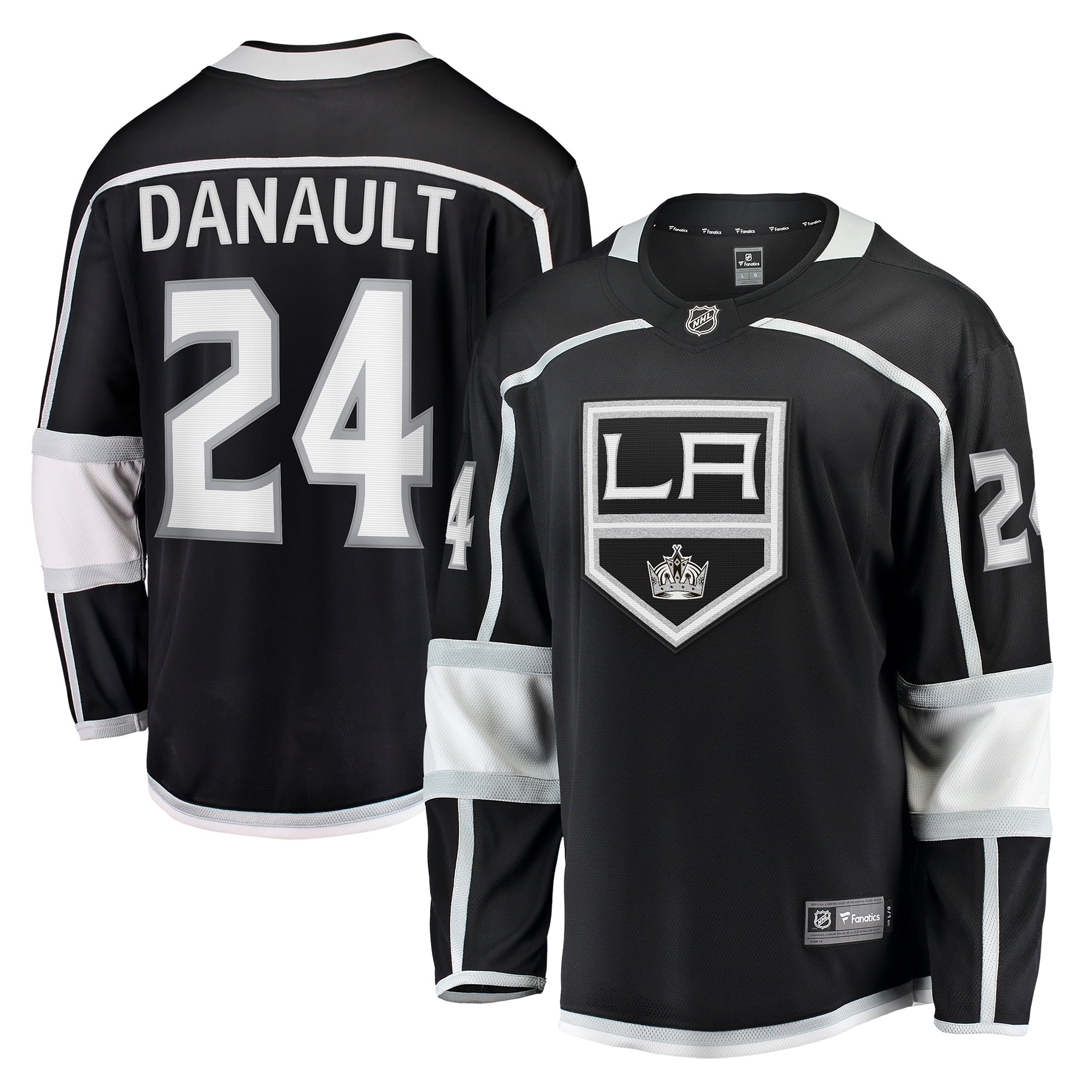 Men's Fanatics Branded Phillip Danault Black Los Angeles Kings Home Breakaway Player Jersey - vstockx
