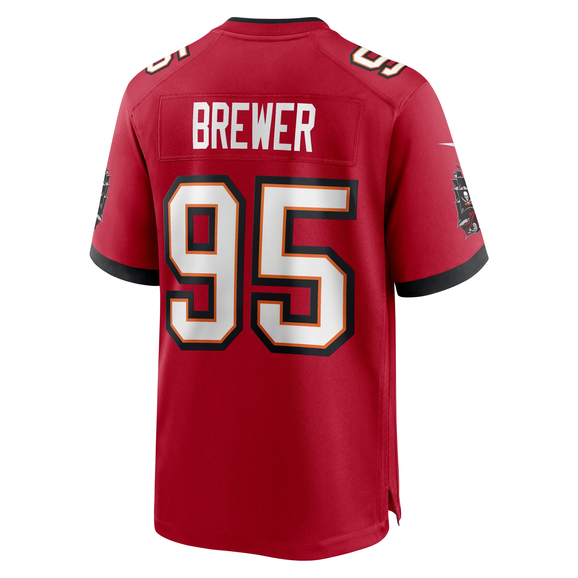 CJ Brewer Tampa Bay Buccaneers Nike Team Game Jersey - Red - vstockx