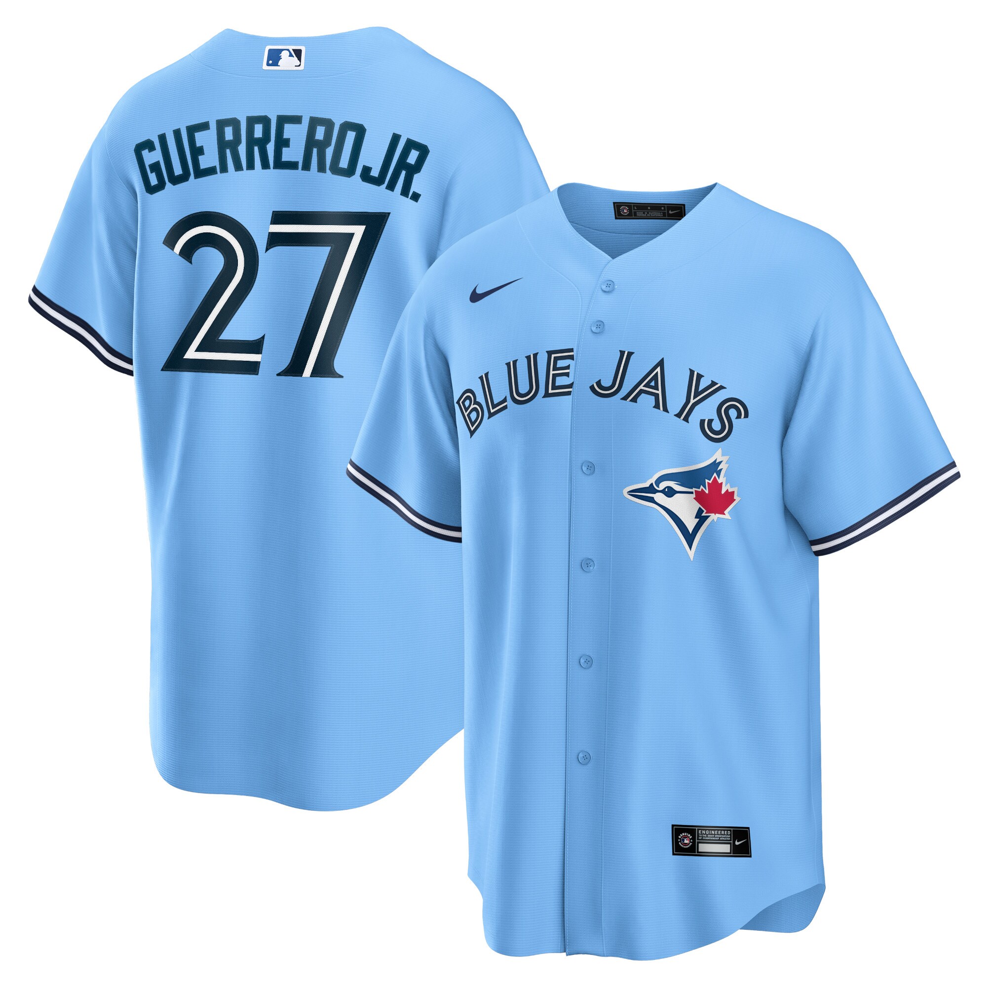 Vladimir Guerrero Jr. Toronto Blue Jays Nike Alternate Replica Player Jersey - Powder Blue - vstockx