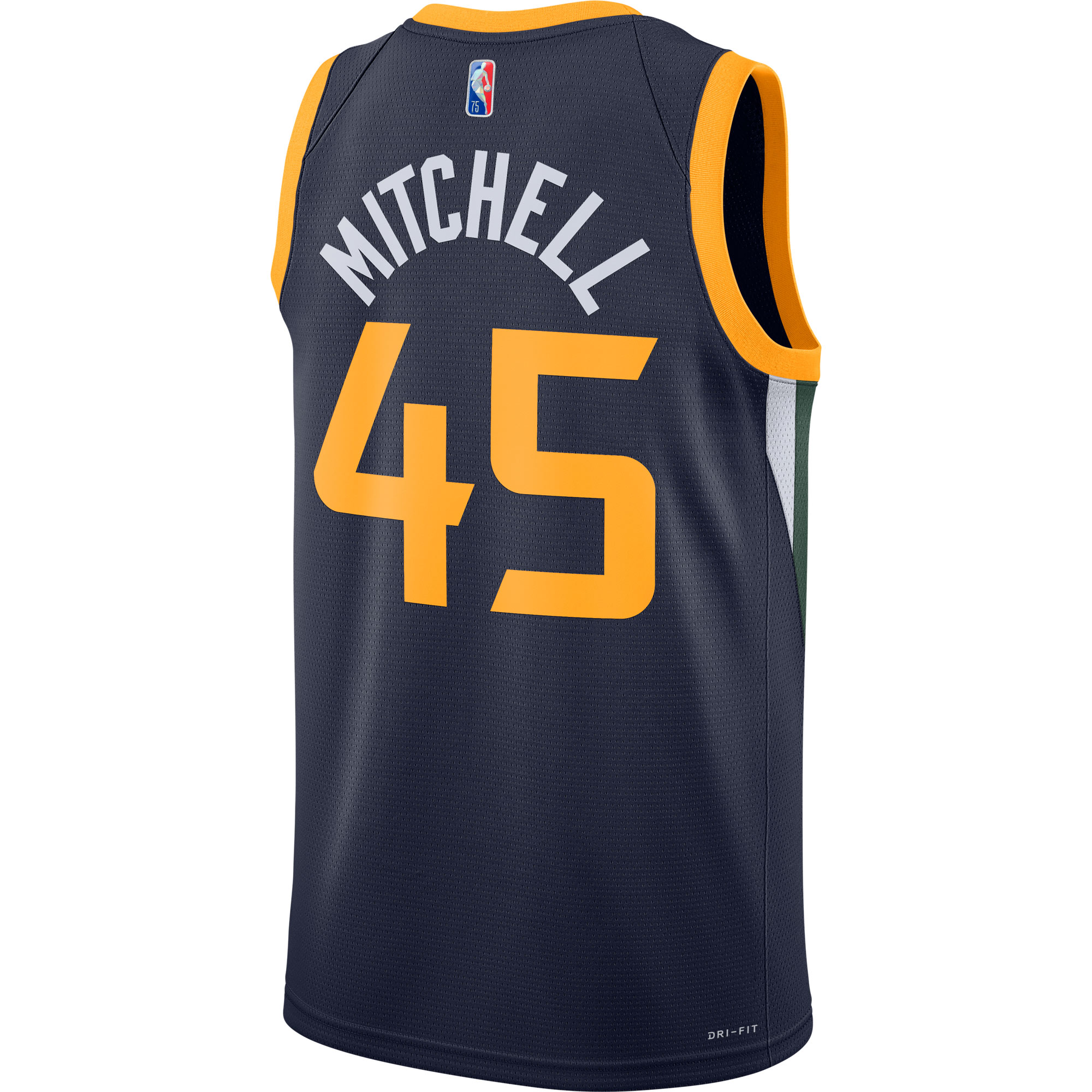 Donovan Mitchell Utah Jazz Nike 2021/22 Diamond Swingman Jersey - Icon Edition - Navy - vstockx