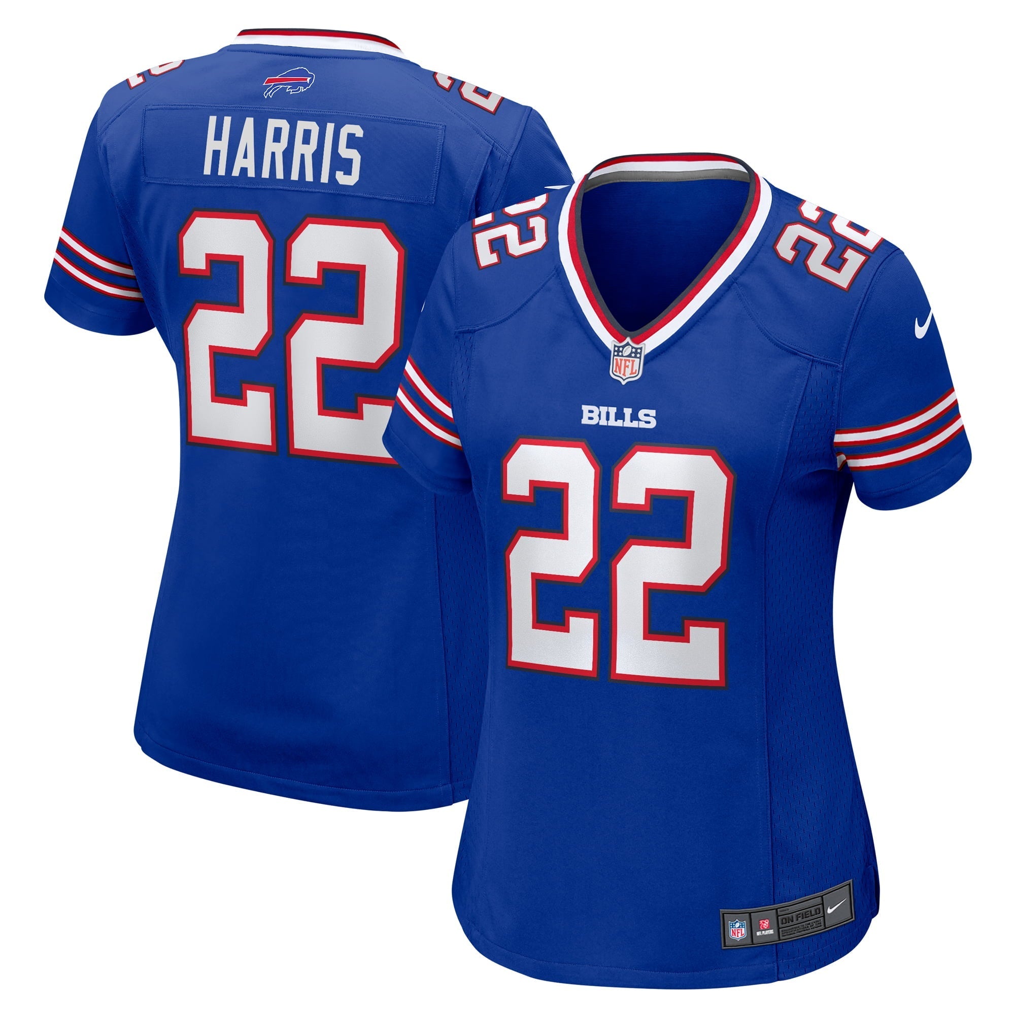Women's Nike Damien Harris Royal Buffalo Bills Game Player Jersey - vstockx