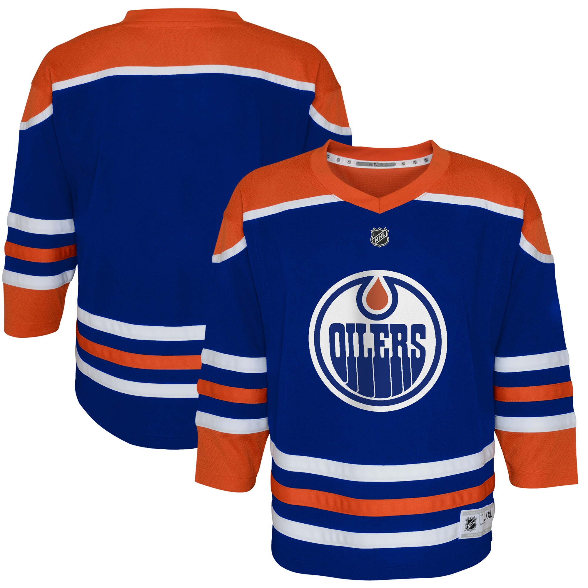 Edmonton Oilers Outerstuff Toddler Home Replica Jersey - Royal - vstockx