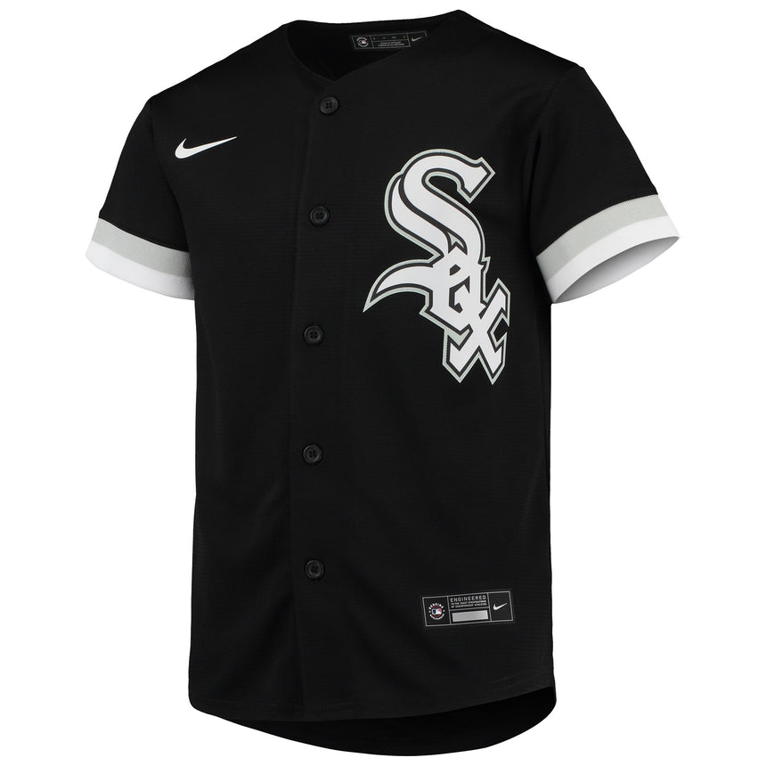 Youth Chicago White Sox Tim Anderson Black Alternate Replica Player Jersey - vstockx