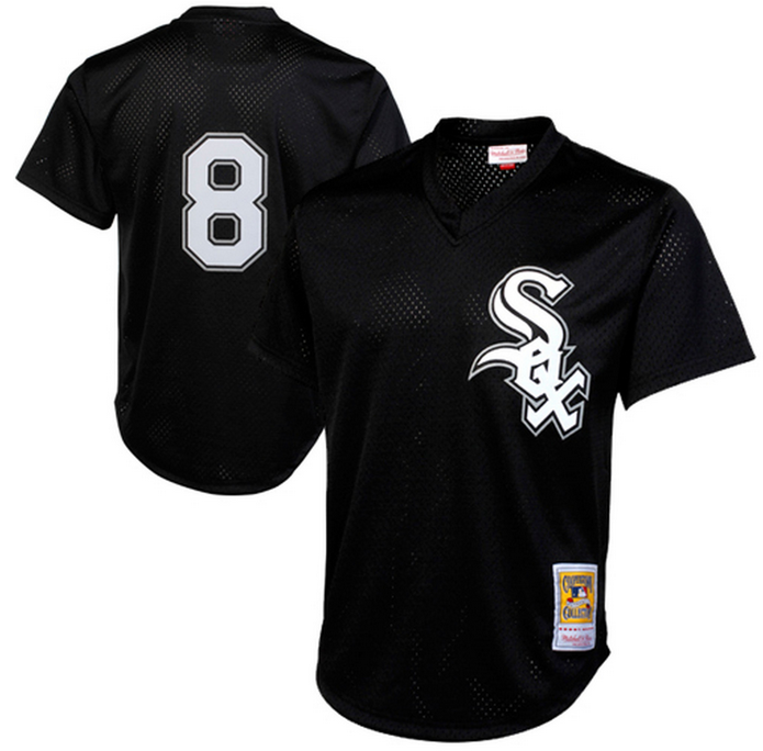 Mitchell & Ness Bo Jackson Chicago White Sox Black 1993 Authentic Cooperstown Collection Batting Practice Jersey - vstockx
