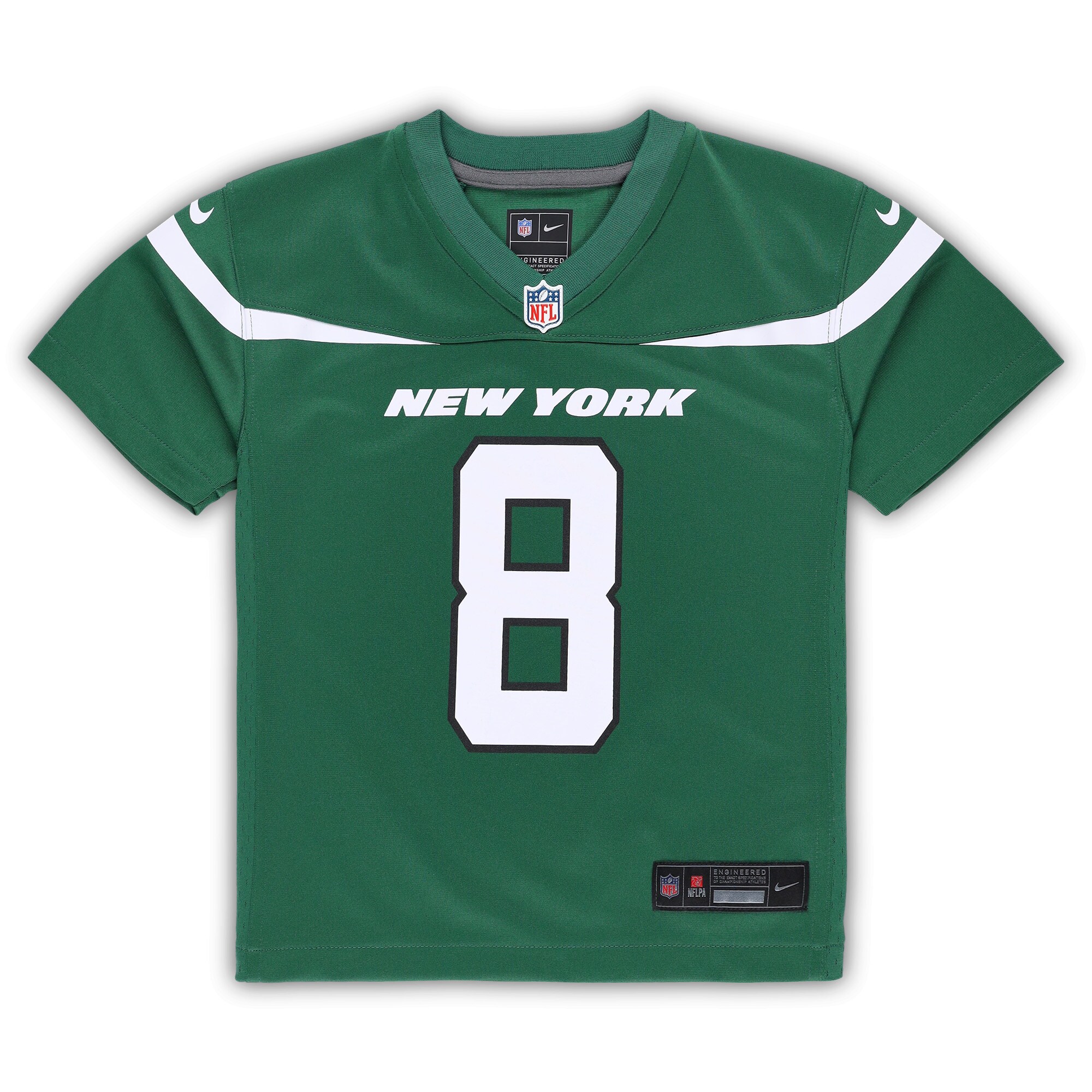 Aaron Rodgers New York Jets Nike Infant Game Jersey - Gotham Green - vstockx