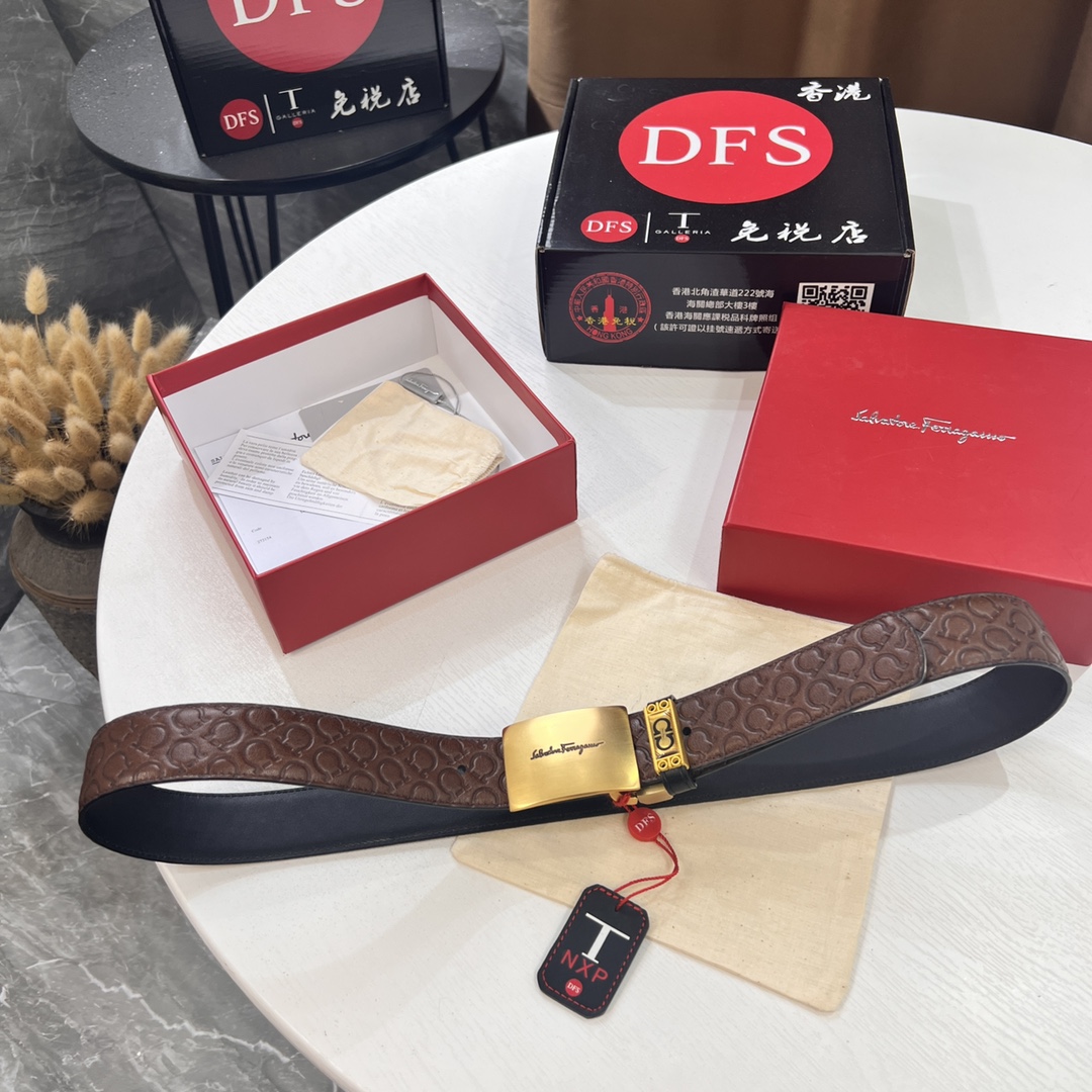 Streetwear Belt Ferragamo 320320 size:3.5cm - vstockx