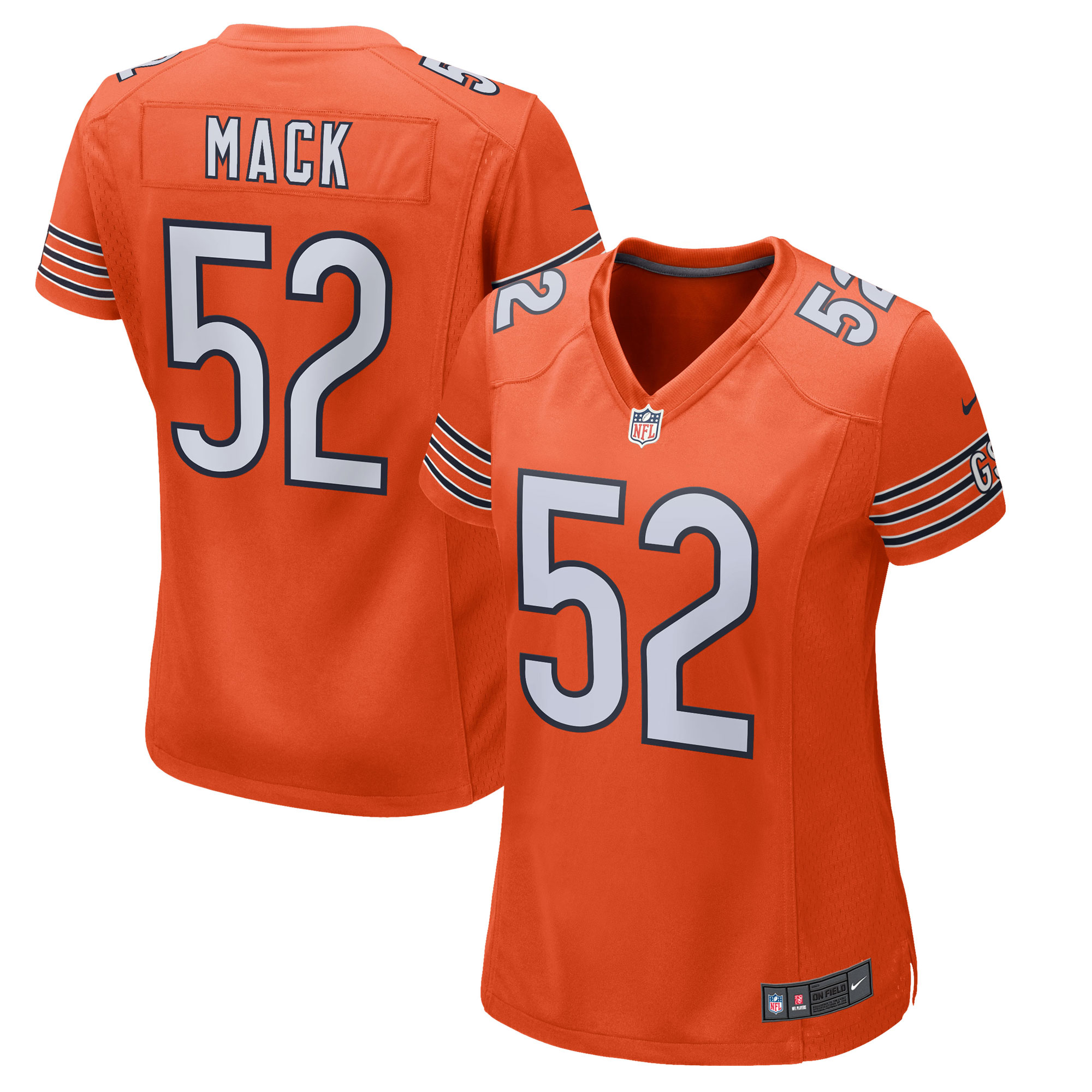 Khalil Mack Chicago Bears Nike Women's Game Jersey - Orange - vstockx