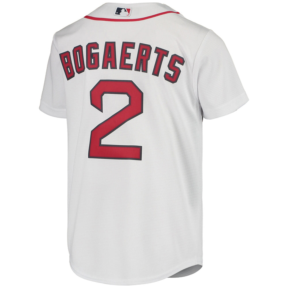Youth Boston Red Sox Xander Bogaerts Home Player Jersey - White - vstockx