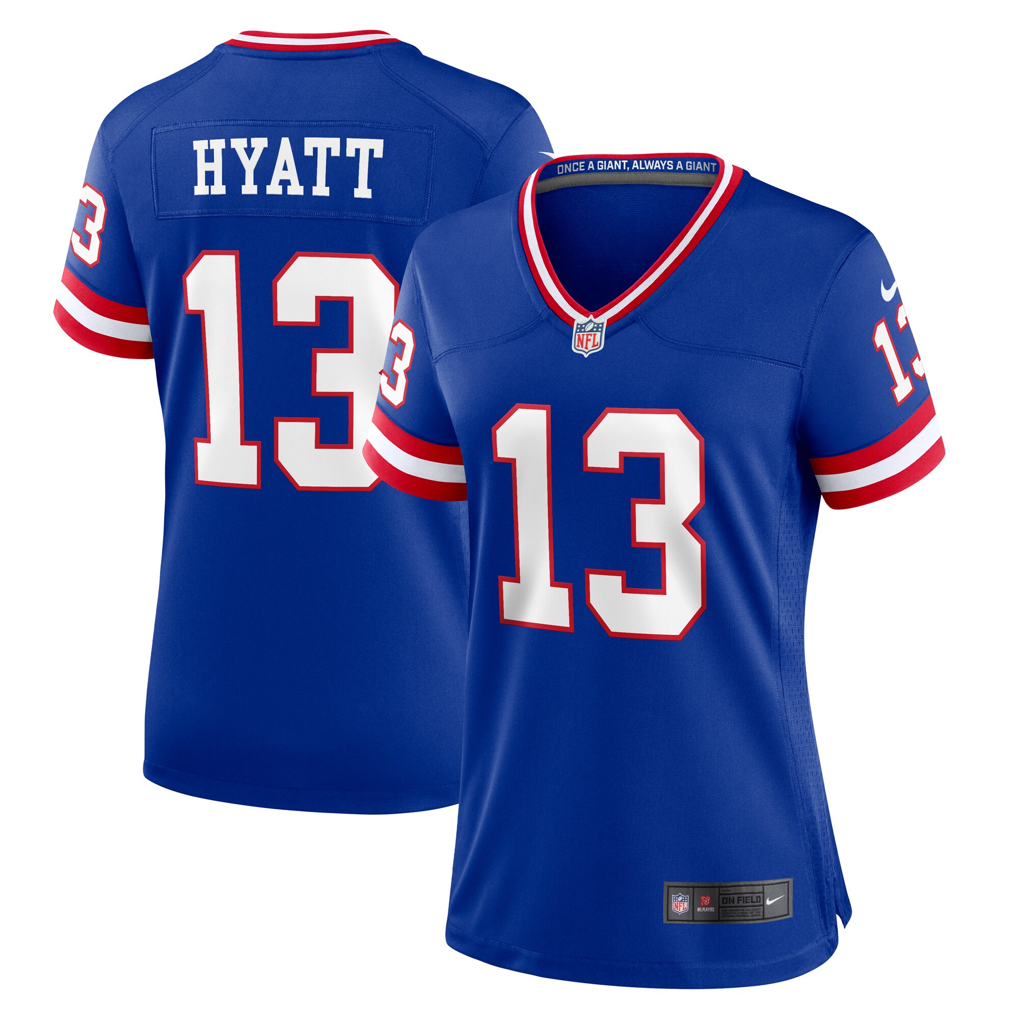 Jalin Hyatt New York Giants Nike Women's Team Game Jersey - Royal - vstockx