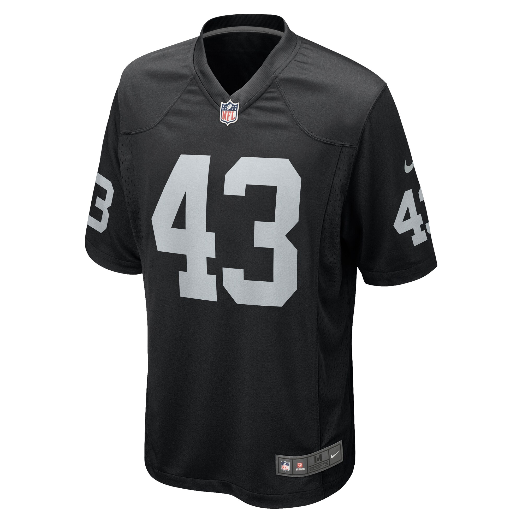 Kanai Mauga Las Vegas Raiders Nike Team Game Jersey - Black - vstockx