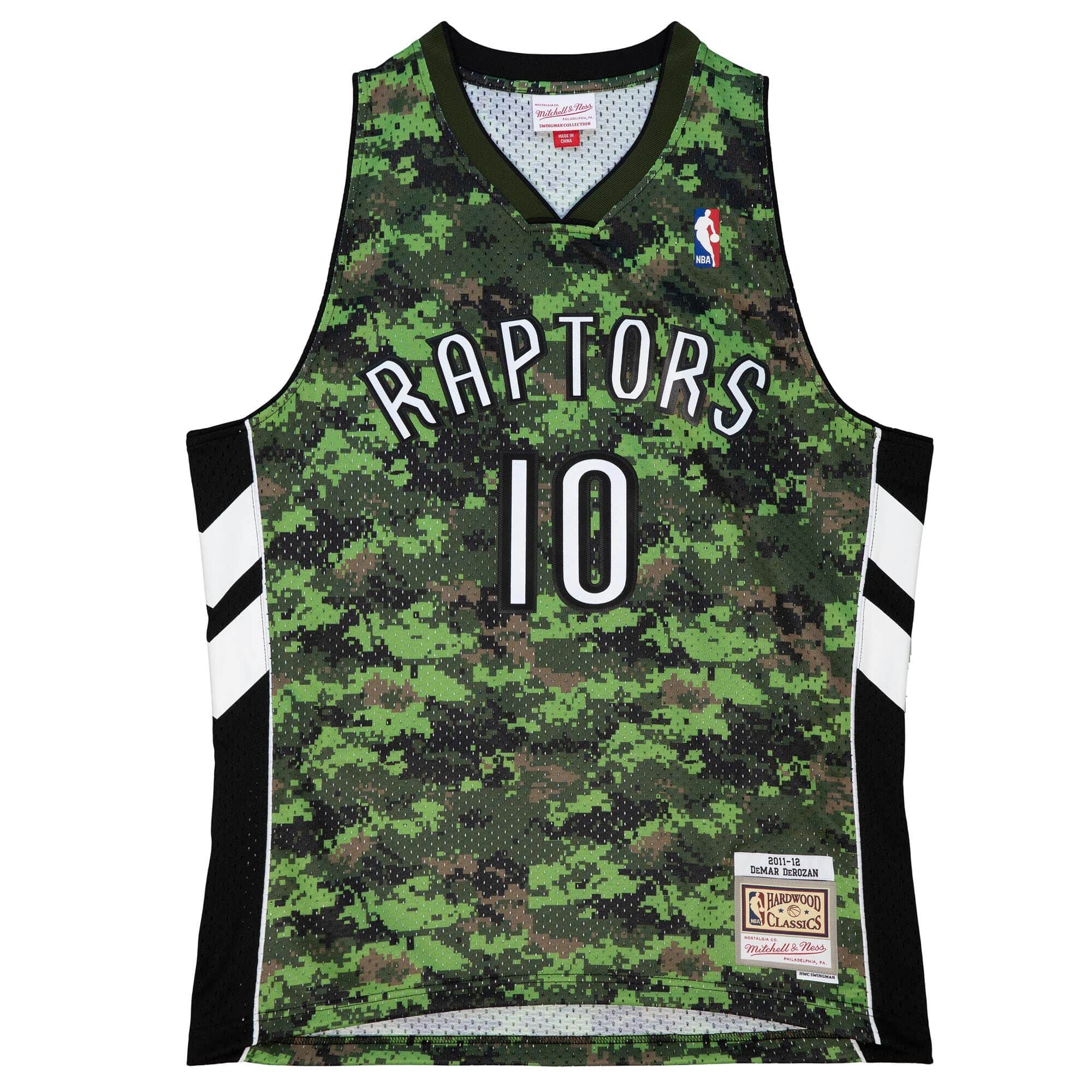 Camo Swingman Demar Derozan Toronto Raptors Alternate 2011-12 Jersey - vstockx