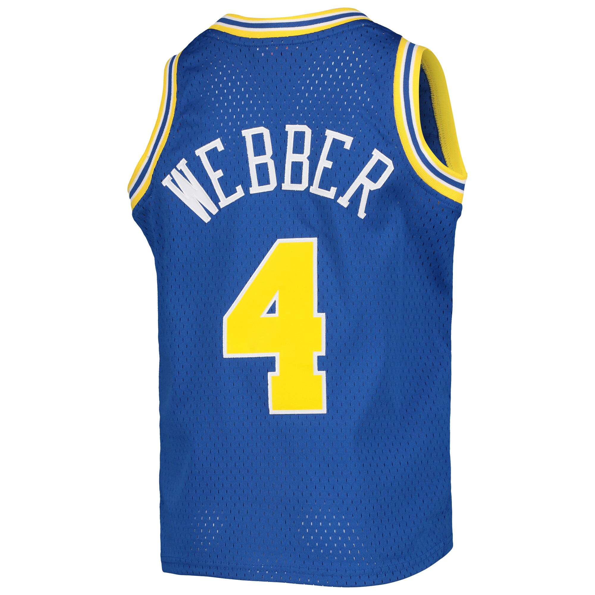 Chris Webber Golden State Warriors Mitchell & Ness Youth 1993-94 Hardwood Classics Swingman Jersey - Royal - vstockx