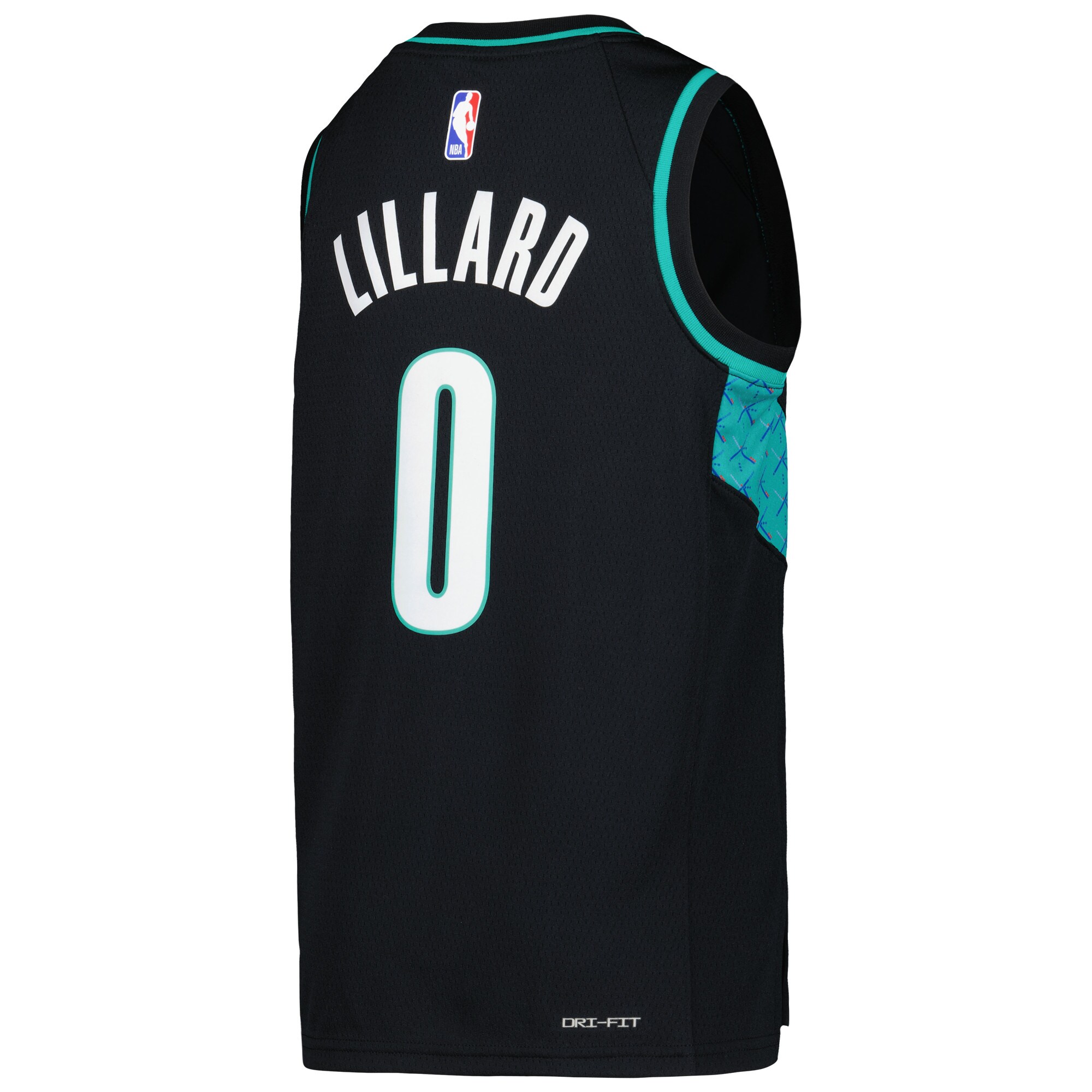 Damian Lillard Portland Trail Blazers Nike Youth 2022/23 Swingman Replica Jersey - City Edition - Black - vstockx