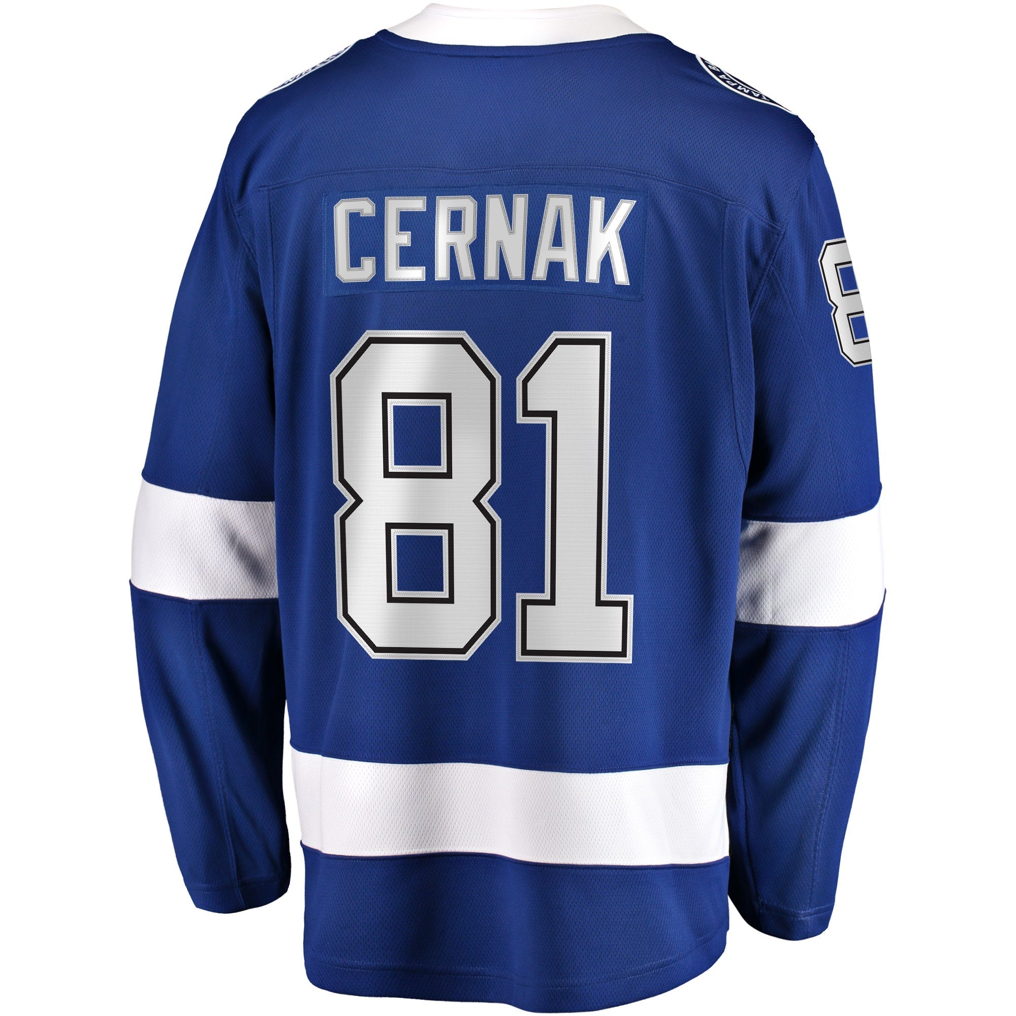 Men's Fanatics Branded Erik Cernak Tampa Bay Lightning Blue Home Breakaway Player Jersey - vstockx