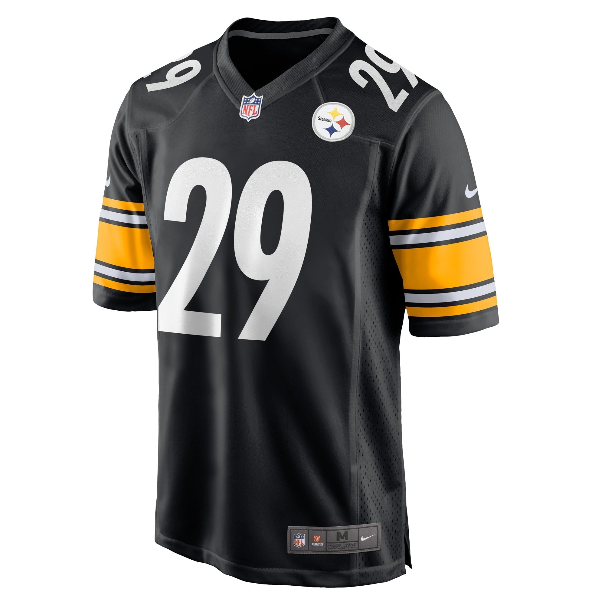 Men's Nike Levi Wallace Black Pittsburgh Steelers Game Player Jersey - vstockx