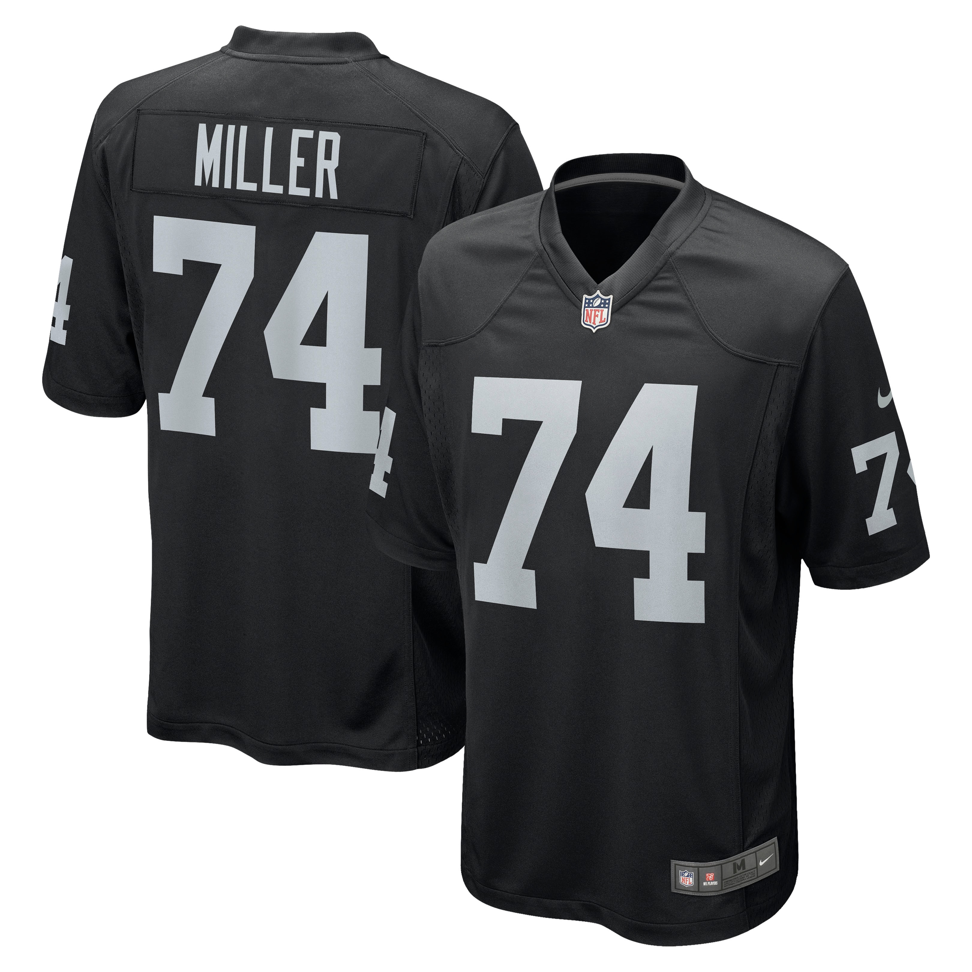 Kolton Miller Las Vegas Raiders Nike Game Jersey - Black - vstockx