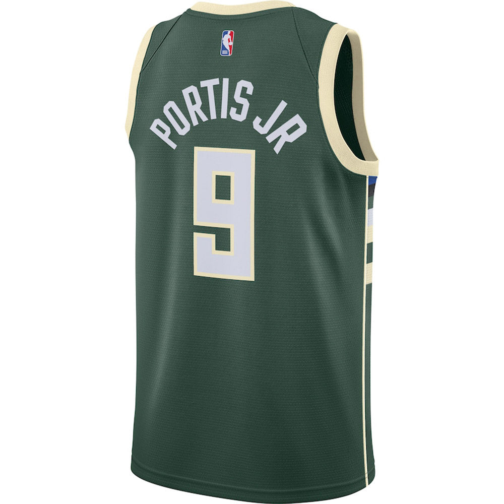 Youth Milwaukee Bucks Bobby Portis icon Edition Jersey - Green - vstockx