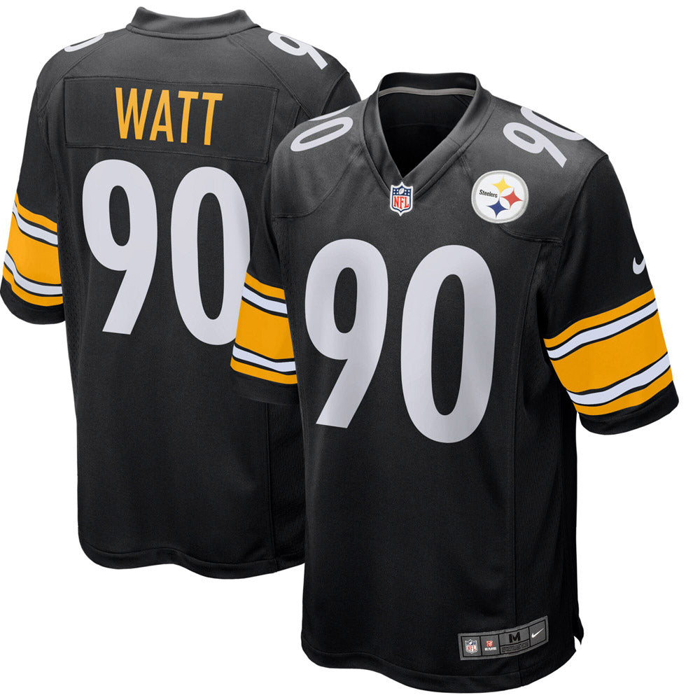 Youth Pittsburgh Steelers T.J. Watt Game Jersey Black - vstockx