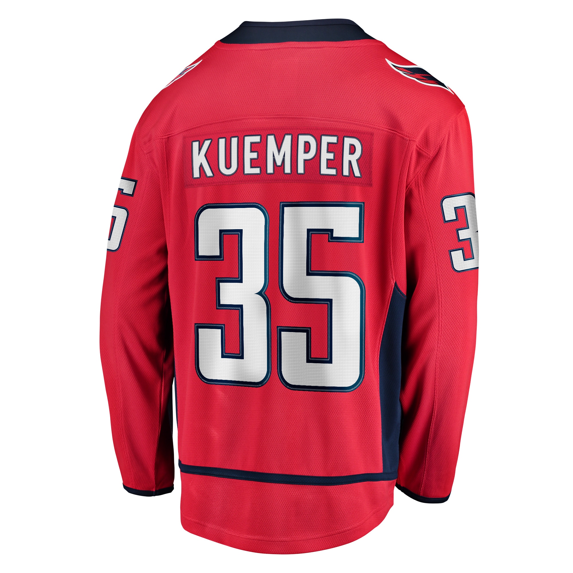 Darcy Kuemper Washington Capitals Fanatics Branded Home Breakaway Player Jersey - Red - vstockx