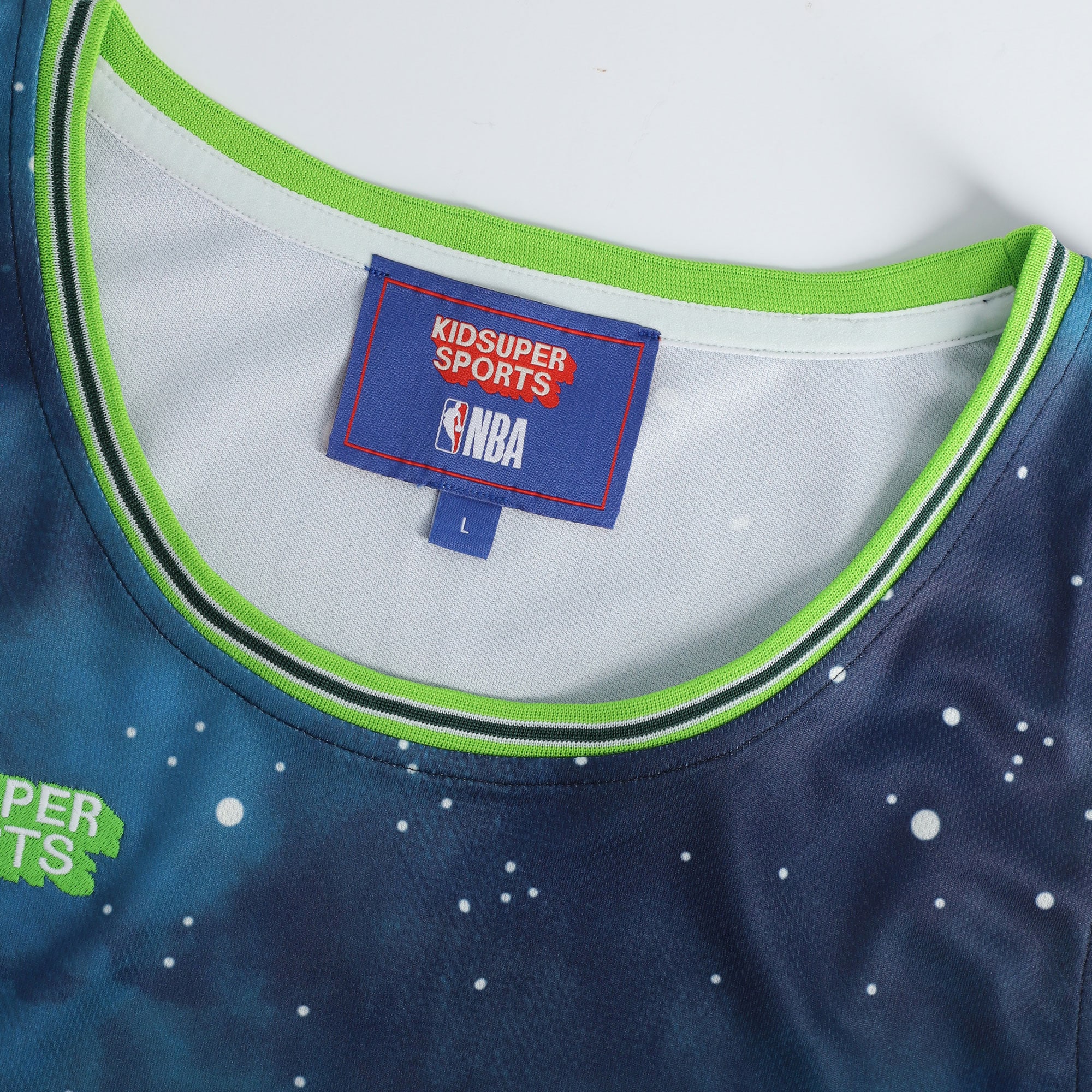 Minnesota Timberwolves NBA & KidSuper Studios by Fanatics Unisex Hometown Jersey - Blue - vstockx