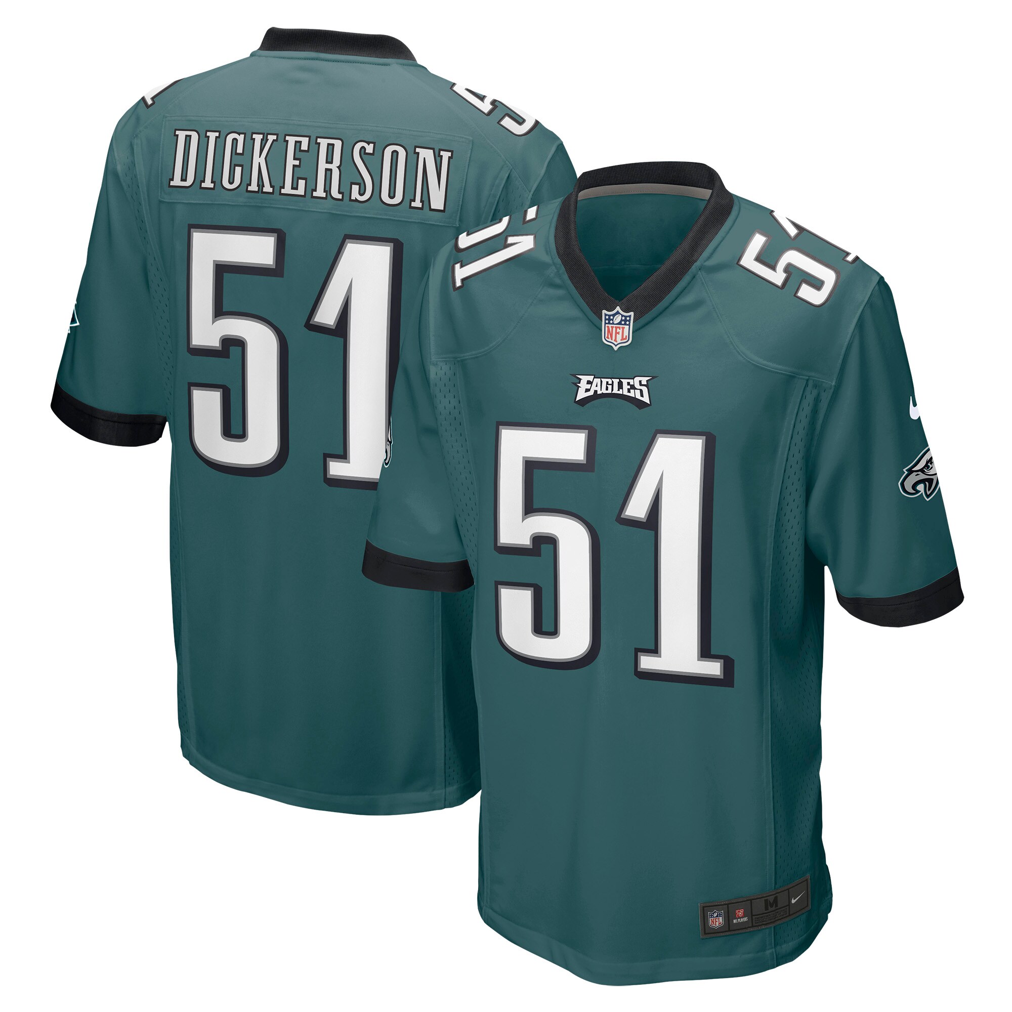 Landon Dickerson Philadelphia Eagles Nike Game Jersey - Midnight Green - vstockx