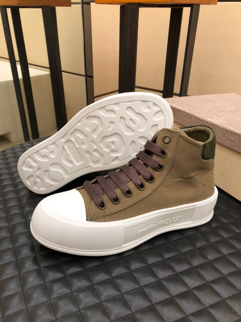Mc Queen McQueen  high top new casual cloth shoes Size: Men's 38-44 - vstockx
