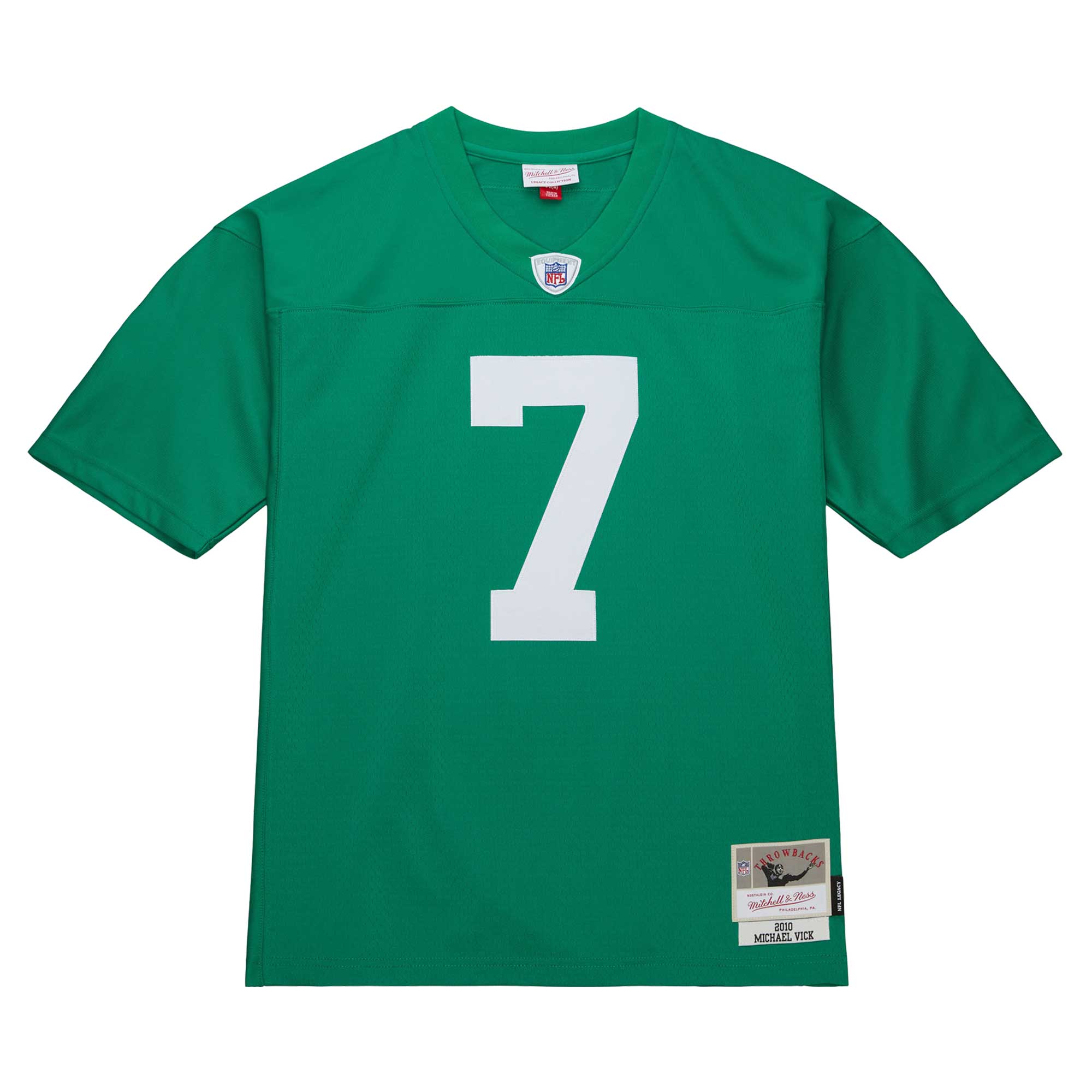 Michael Vick Philadelphia Eagles Mitchell & Ness Legacy Replica Jersey - Kelly Green - vstockx